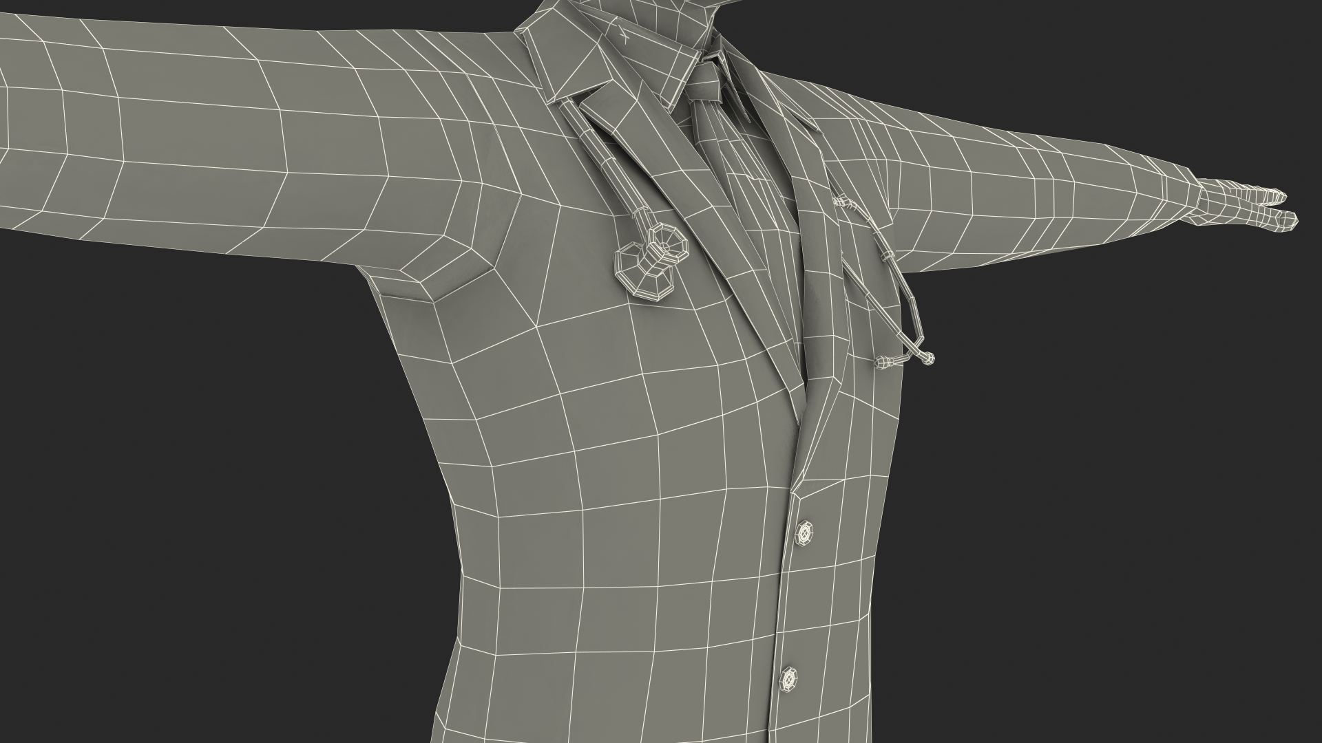 3D Male Doctor Rigged model