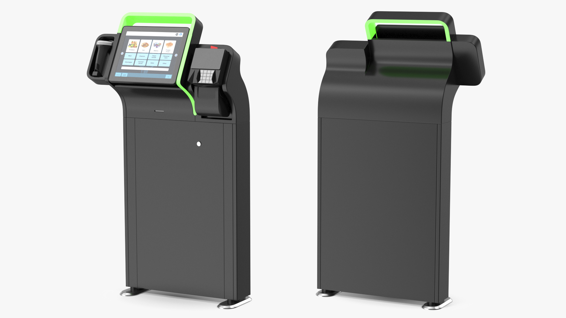 Self Checkout Kiosk 3D model