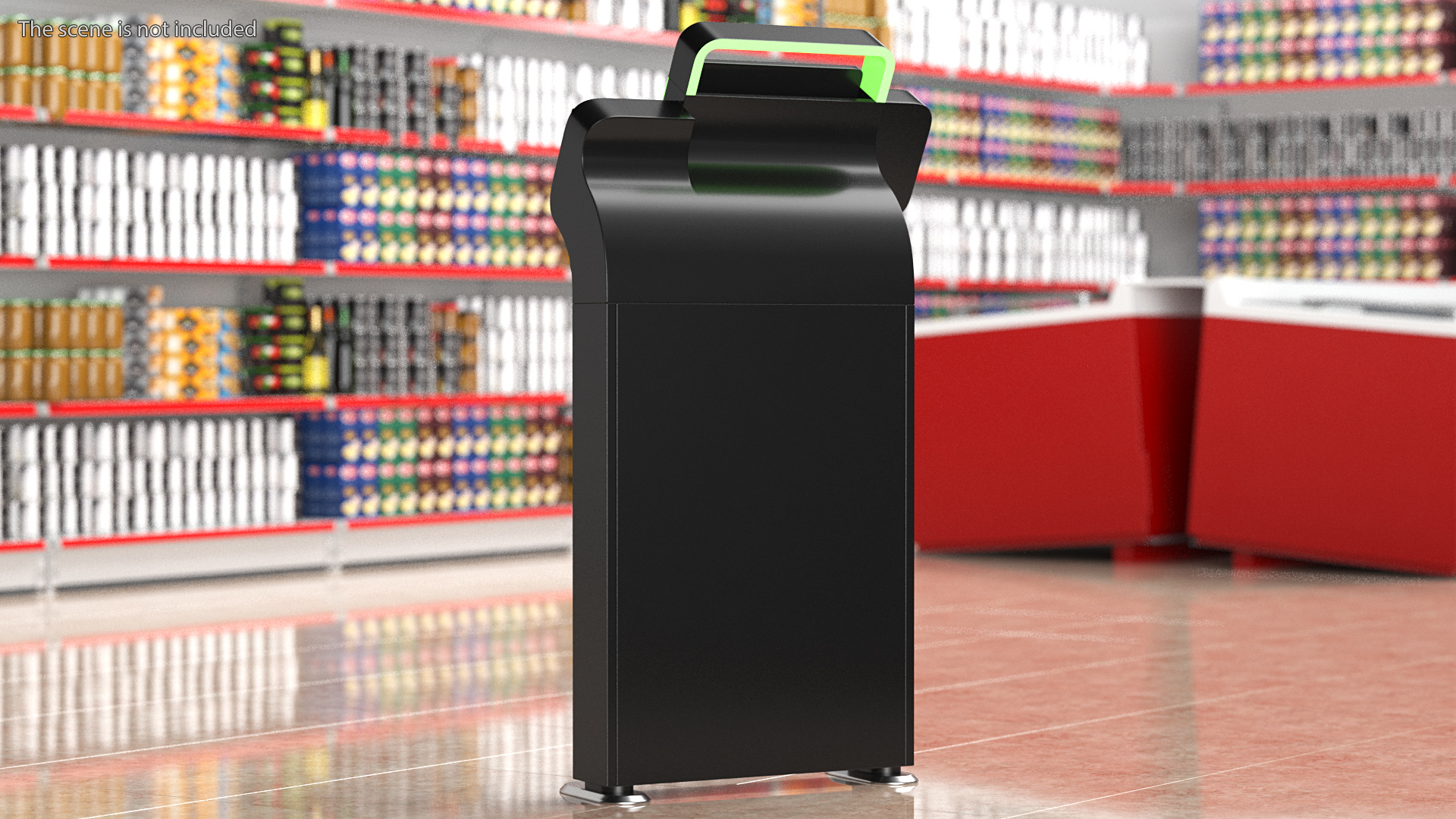 Self Checkout Kiosk 3D model