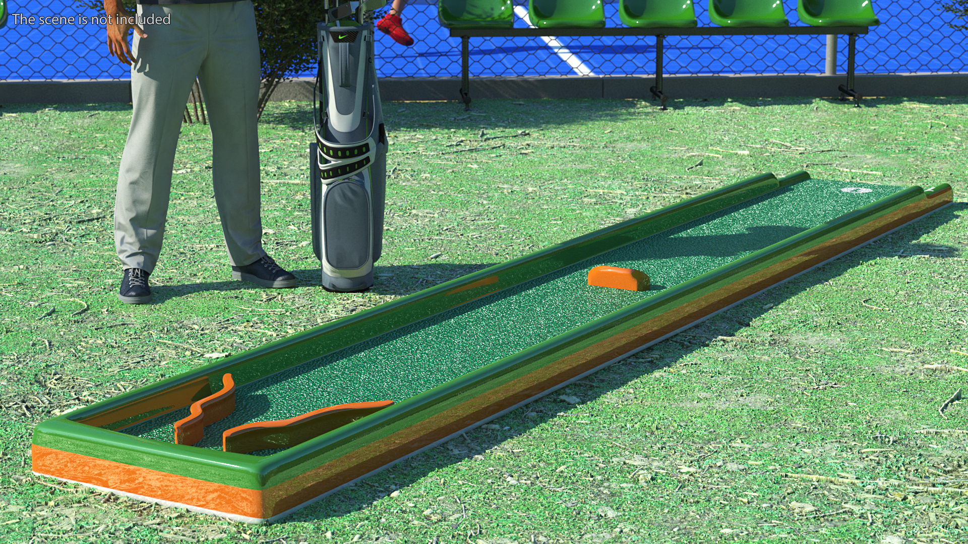 Minigolf 35 Portable Course Hole 1 3D model