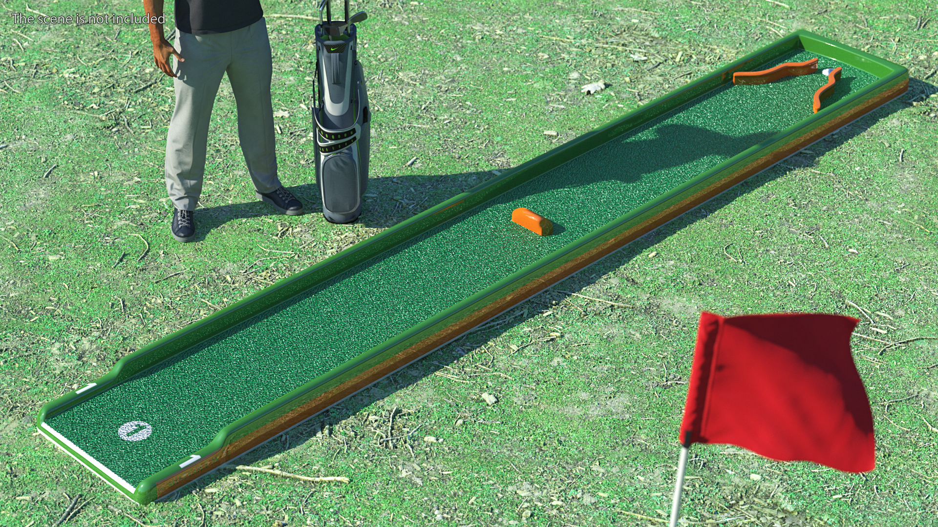 Minigolf 35 Portable Course Hole 1 3D model