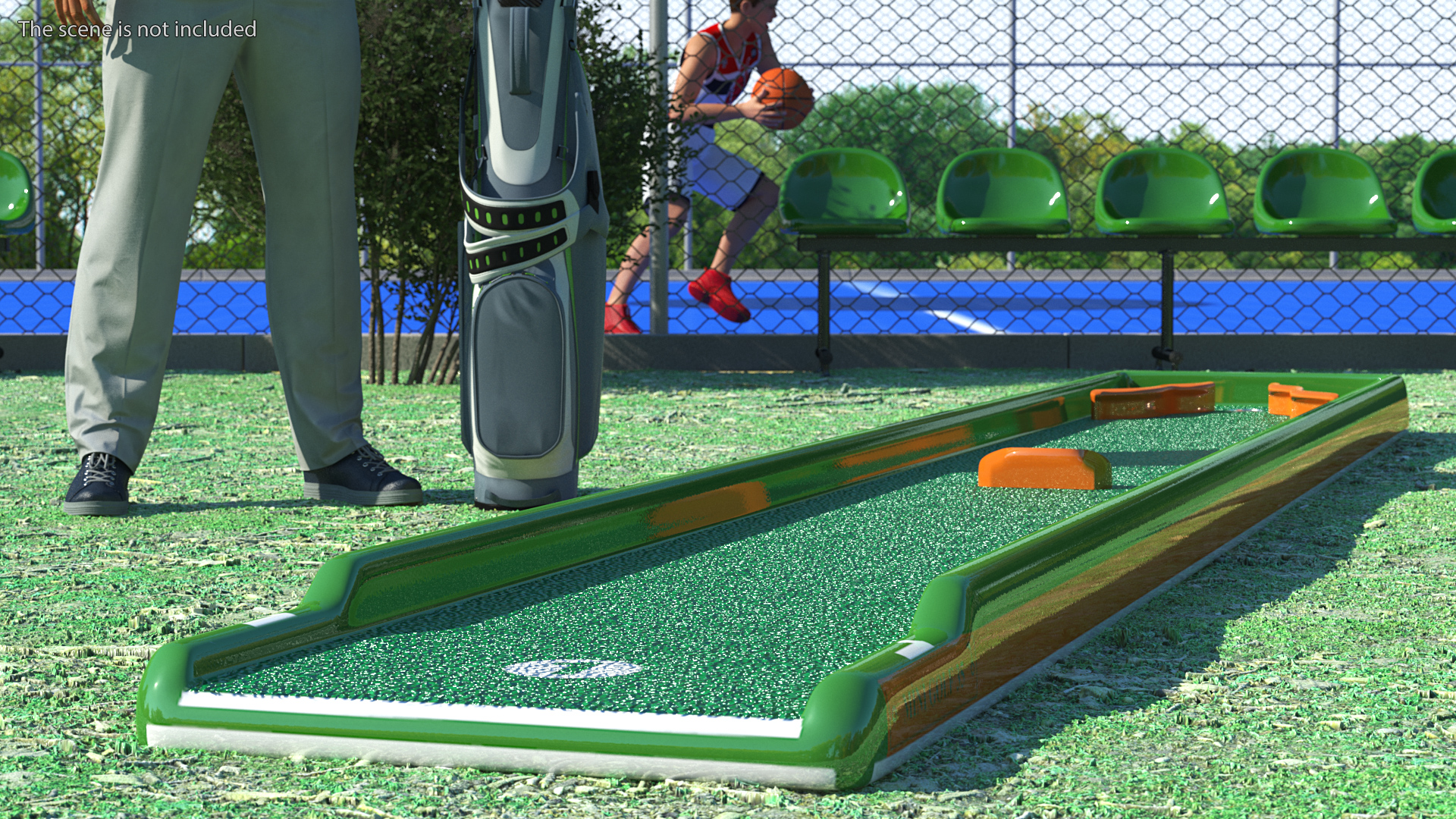 Minigolf 35 Portable Course Hole 1 3D model