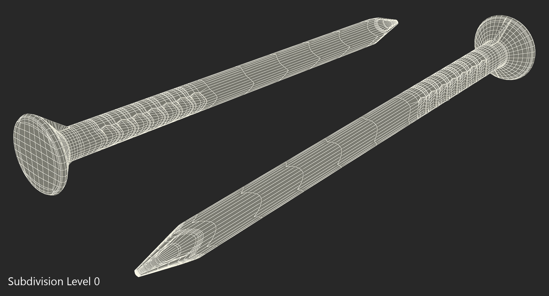 3D model Steel Nail