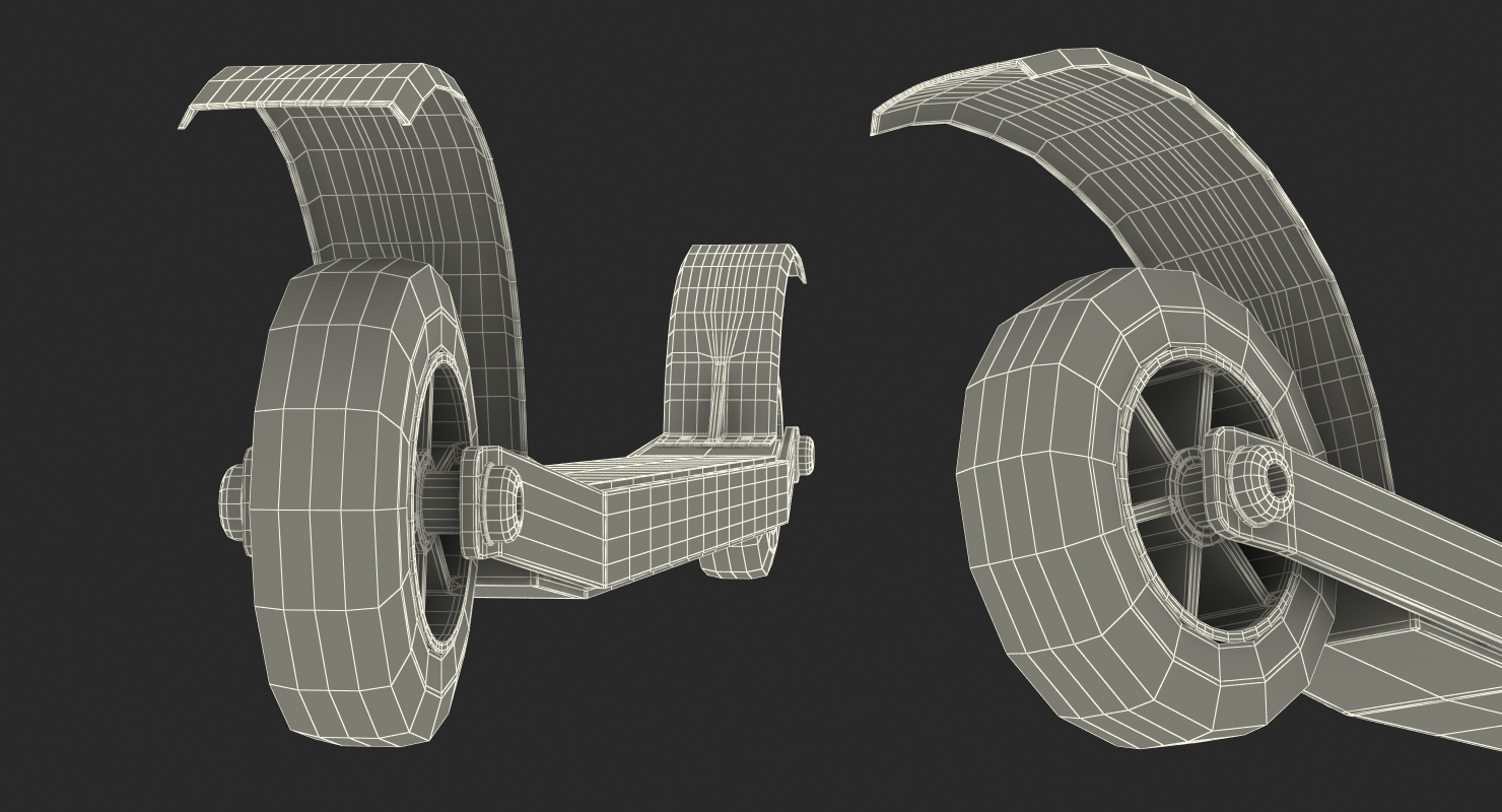 Roller Skis Generic 3D model