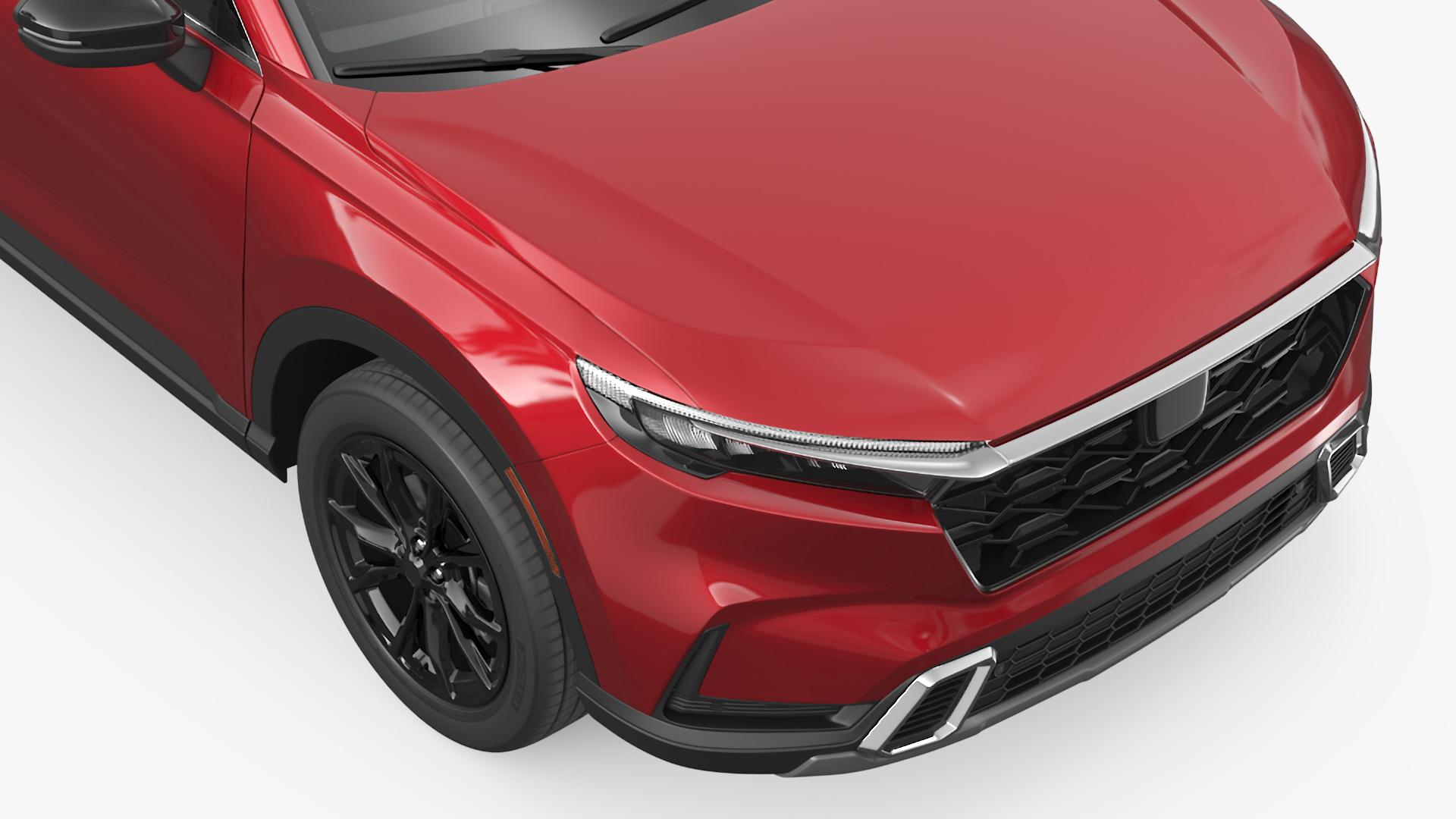 3D Urban SUV 2025 Red model