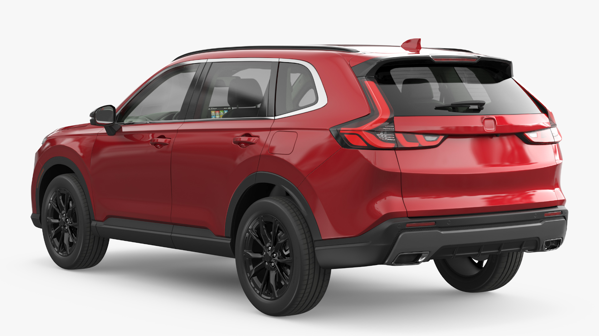 3D Urban SUV 2025 Red model