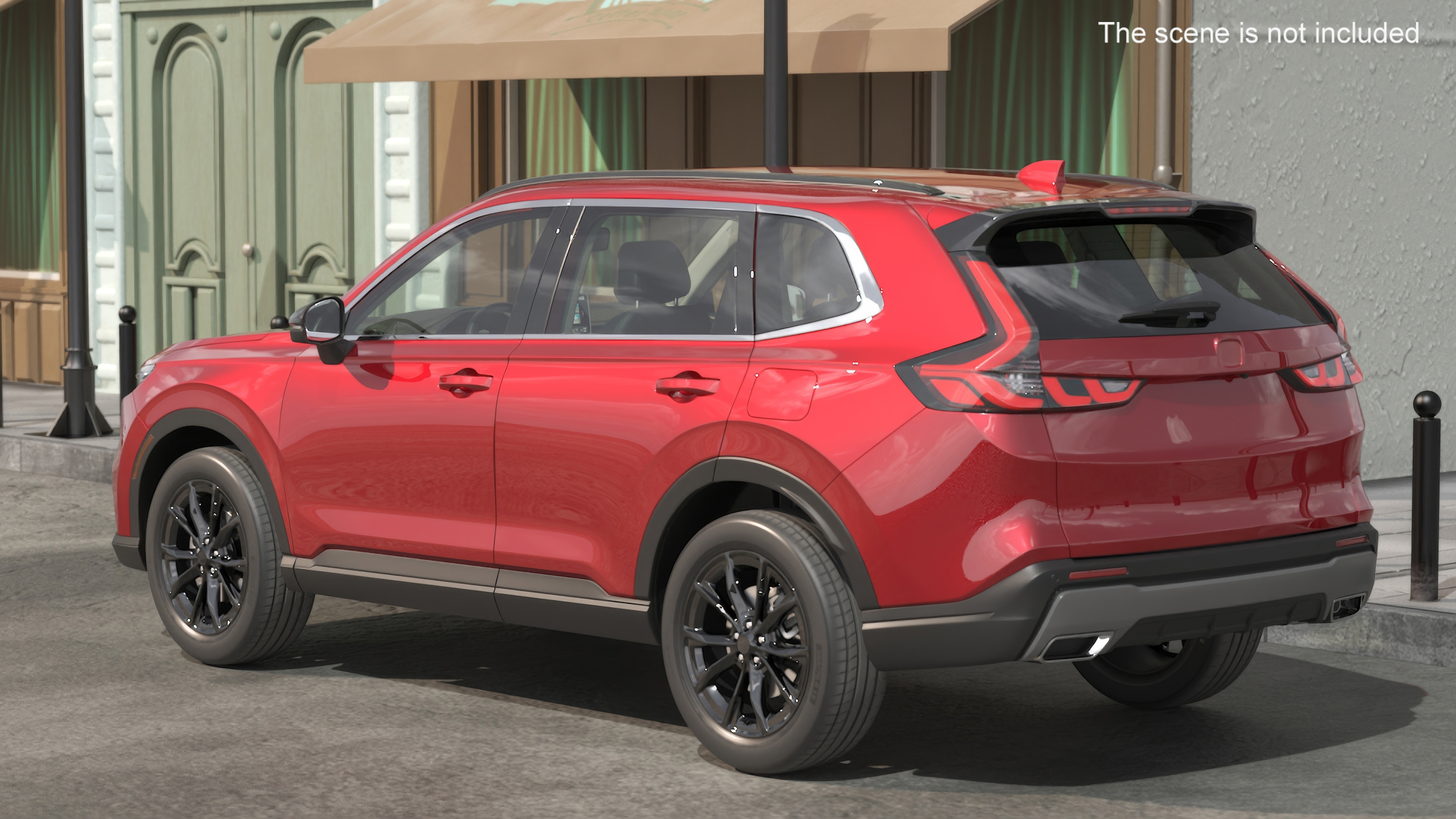 3D Urban SUV 2025 Red model