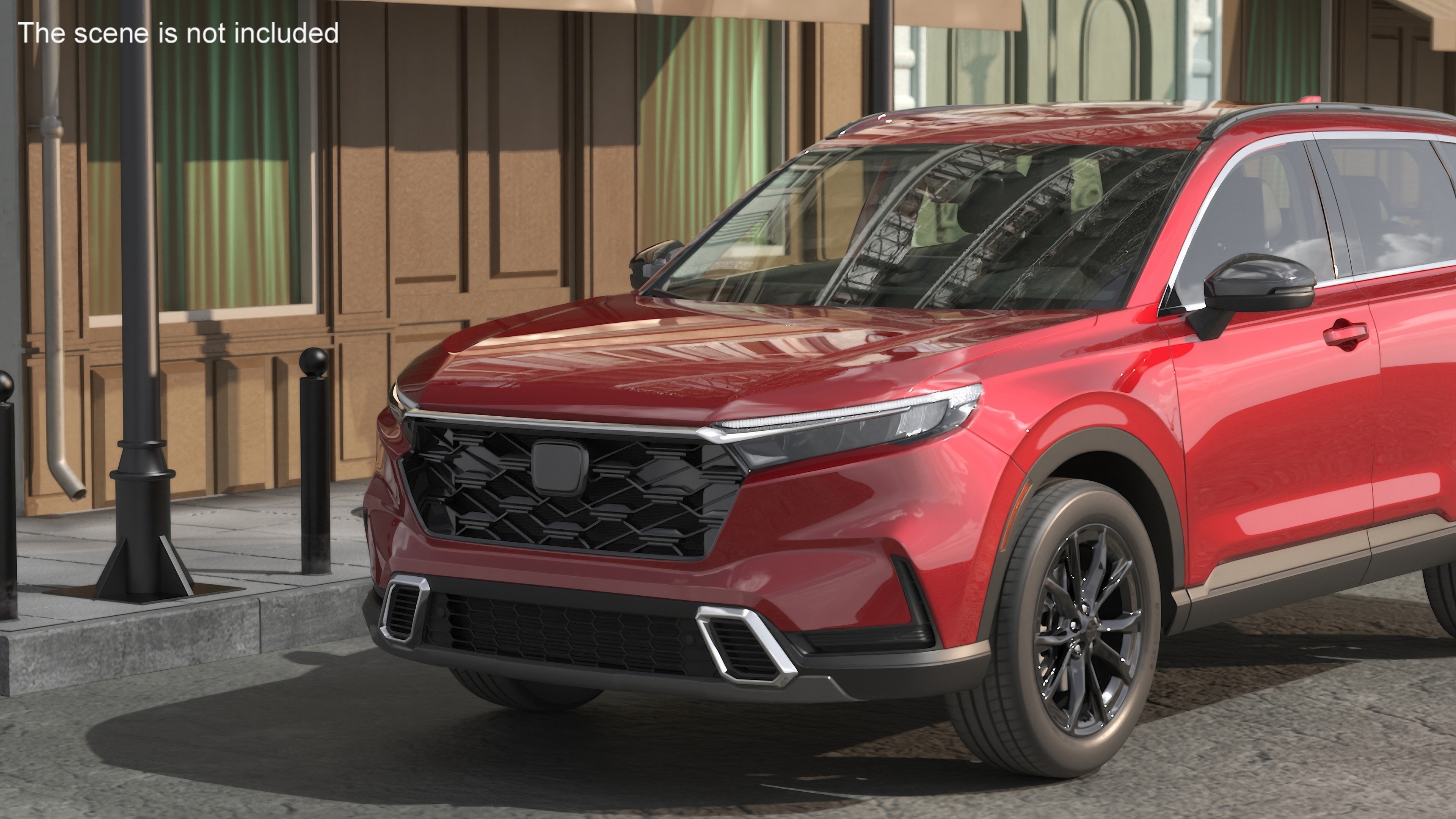 3D Urban SUV 2025 Red model