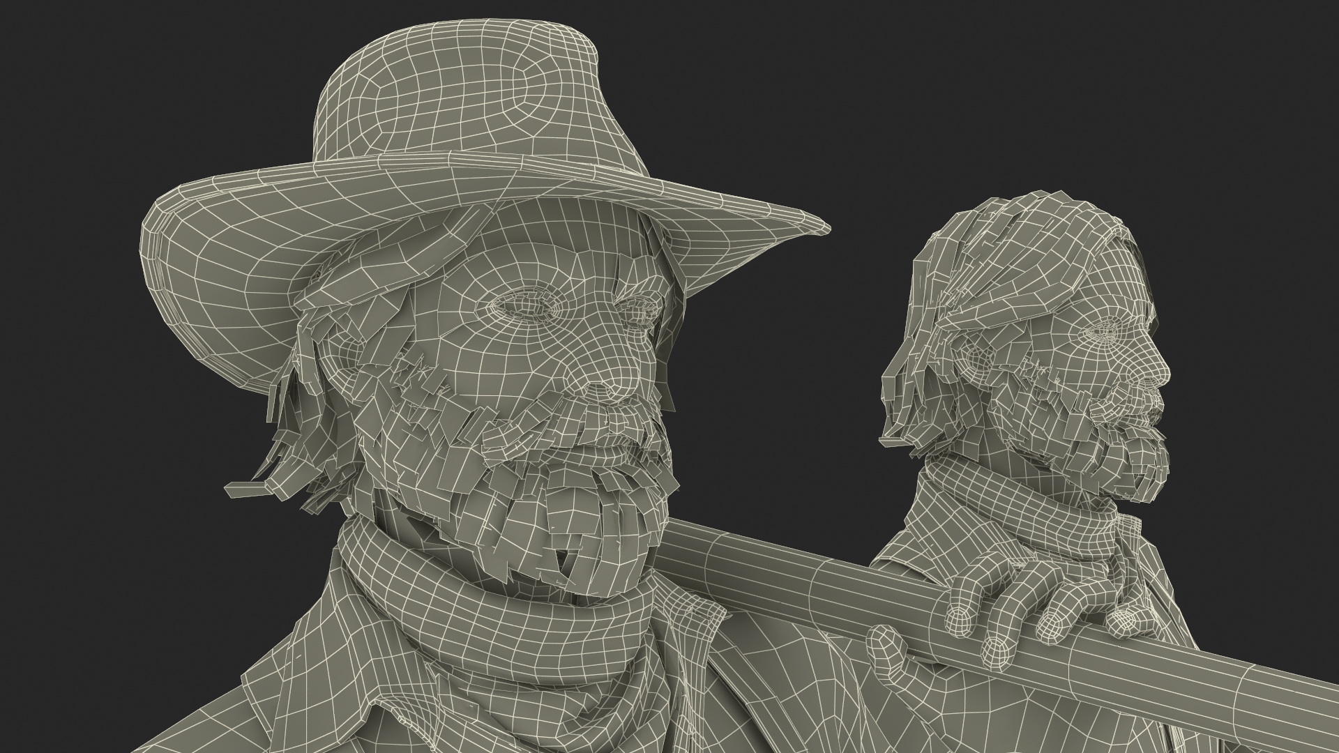 Gold Rush Prospector Standing 3D model