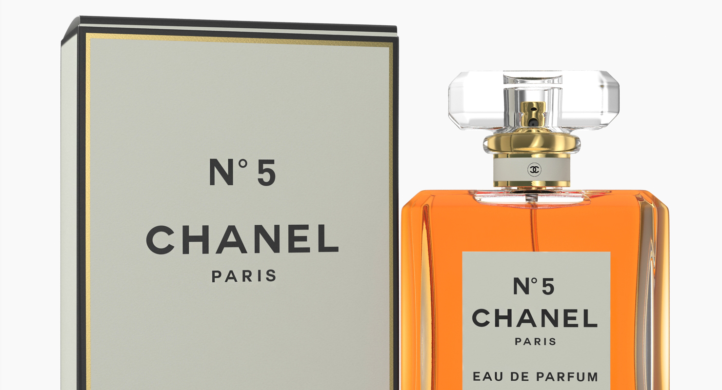 3D model Chanel No 5 Eau De Parfum Spray with Box