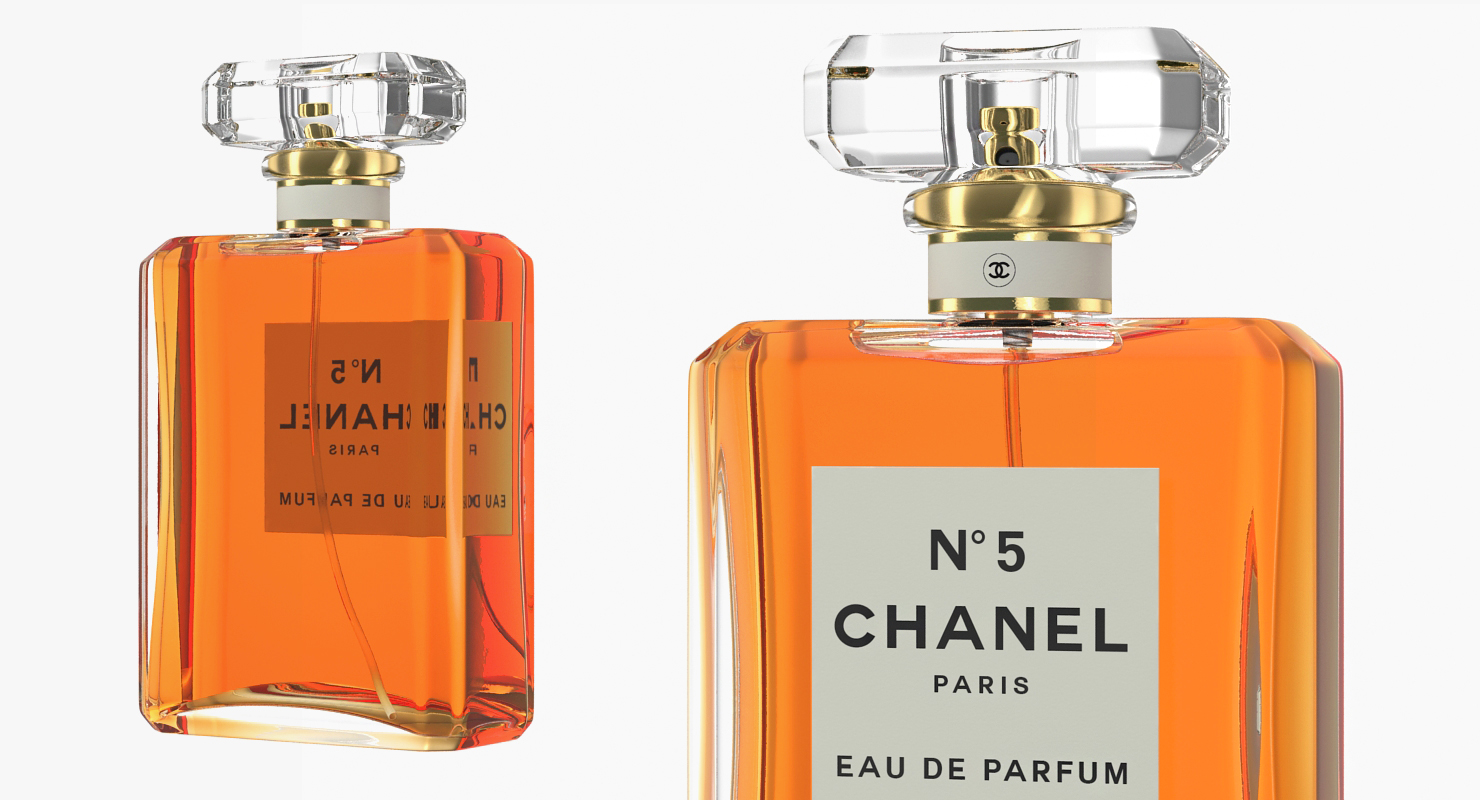 3D model Chanel No 5 Eau De Parfum Spray with Box