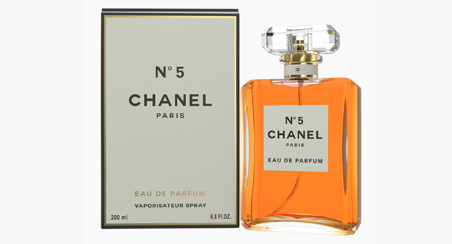 3D model Chanel No 5 Eau De Parfum Spray with Box