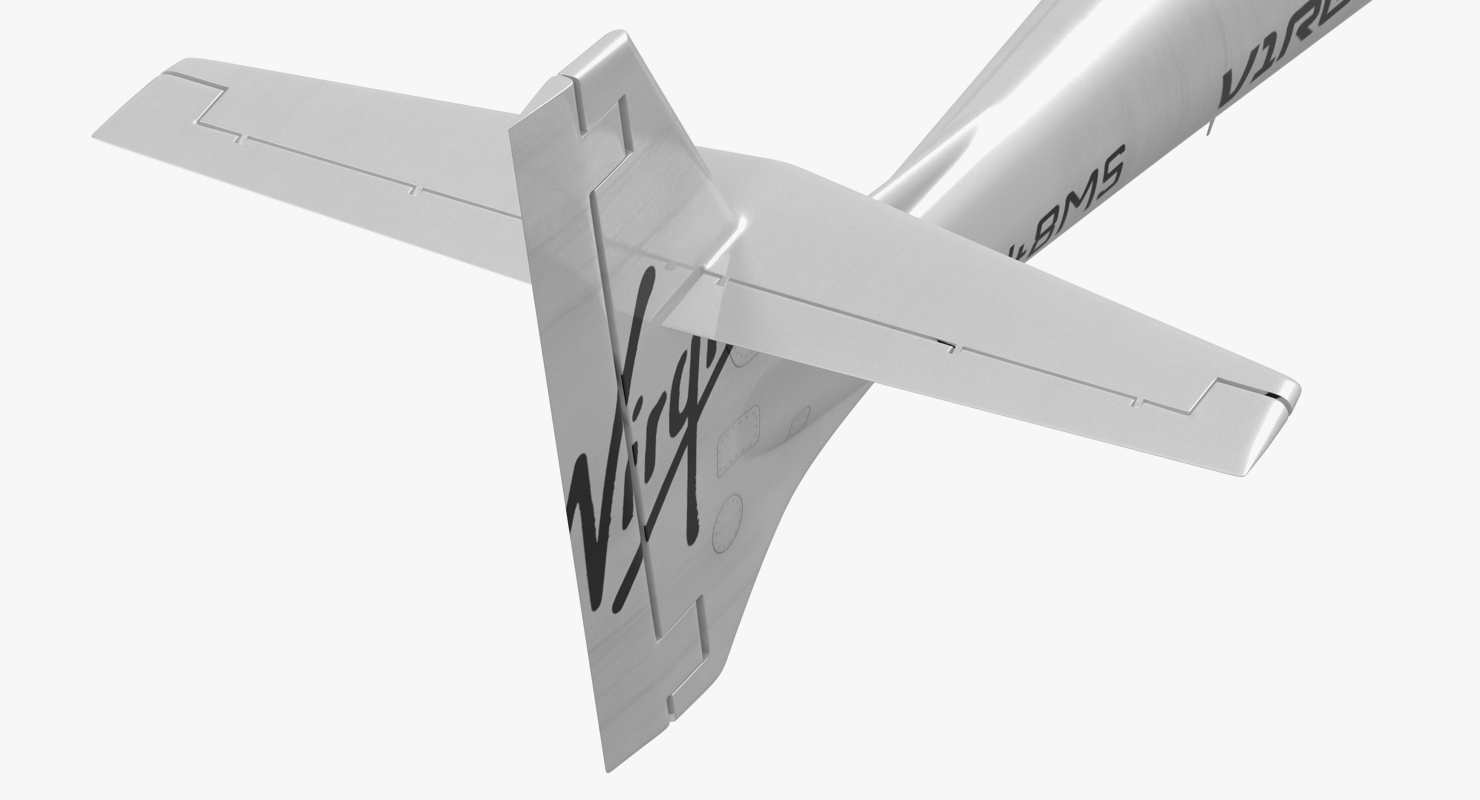 Virgin Galactic LauncherOne Rigged 3D model