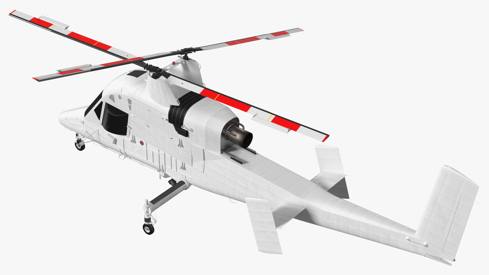 3D Synchropter Helicopter Exterior Only