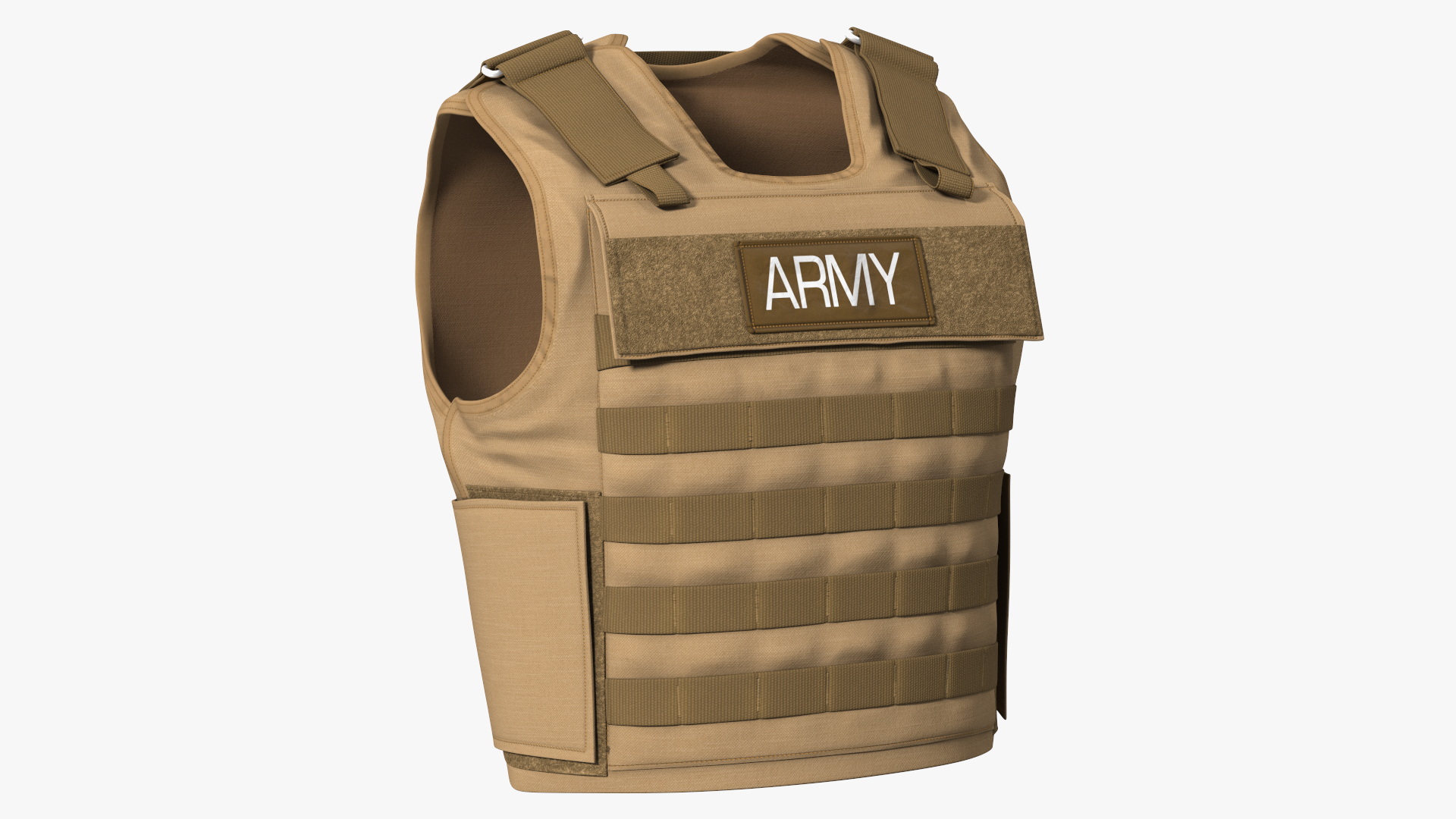 3D model Desert Army Body Armor Carrier