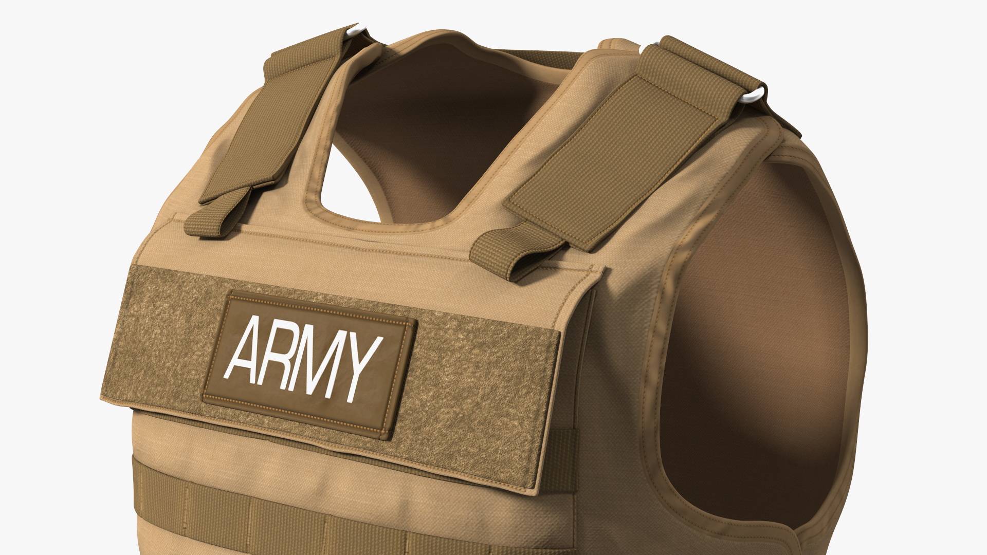 3D model Desert Army Body Armor Carrier