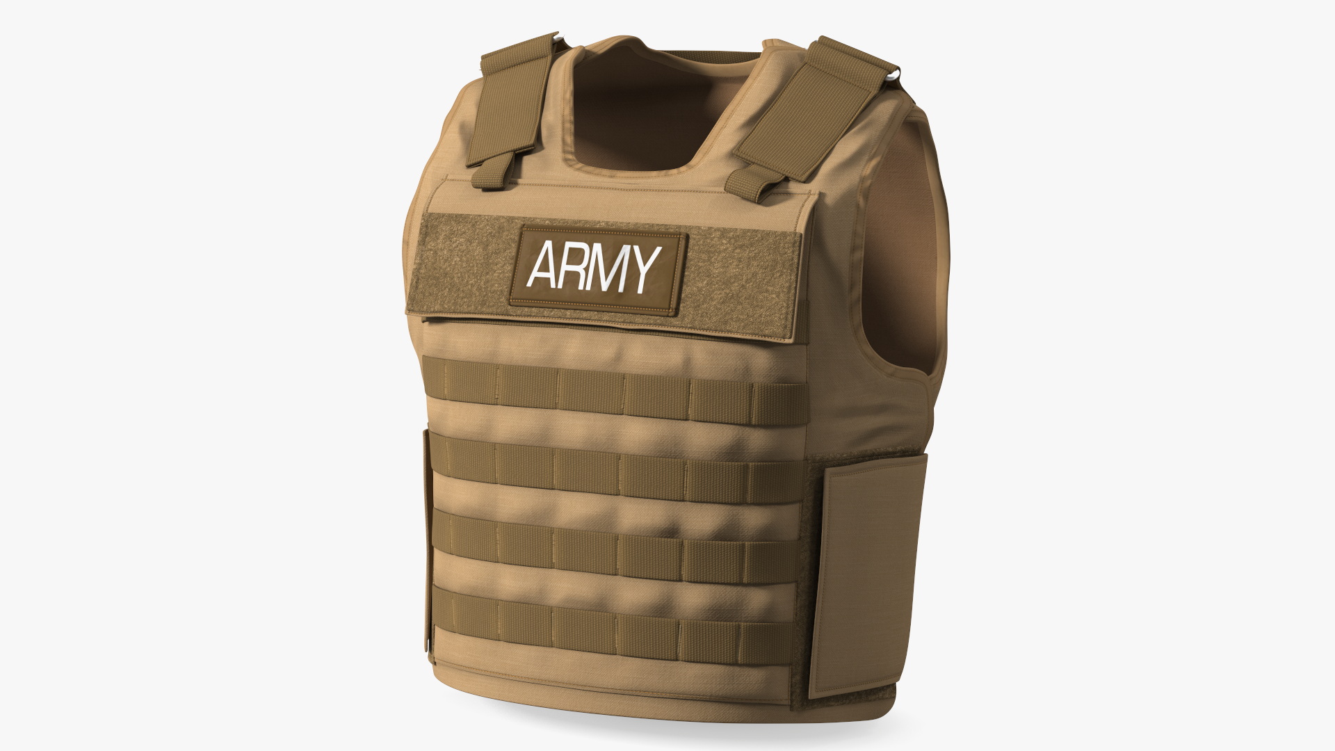 3D model Desert Army Body Armor Carrier