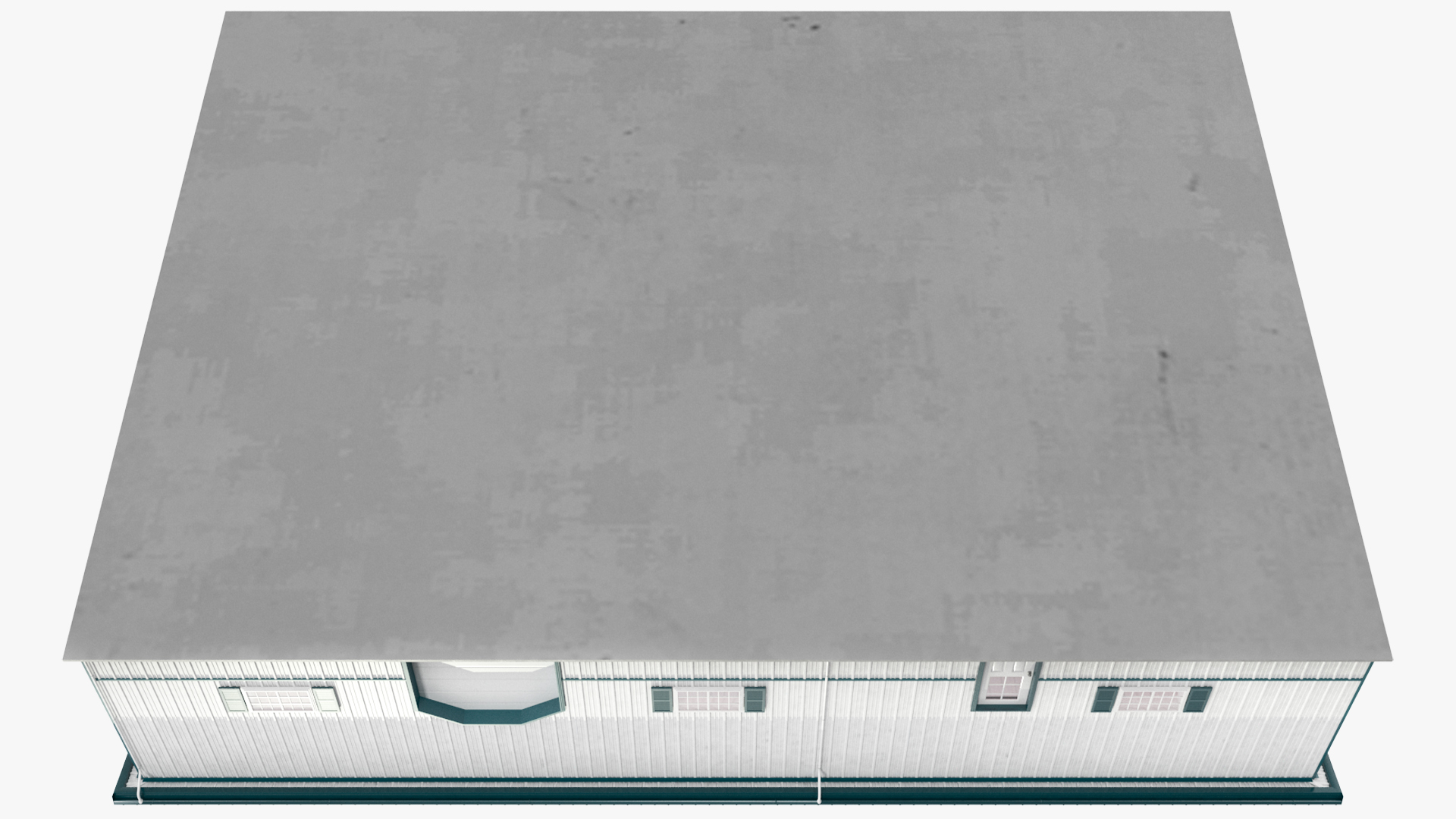 3D Compact Airplane Hangar model