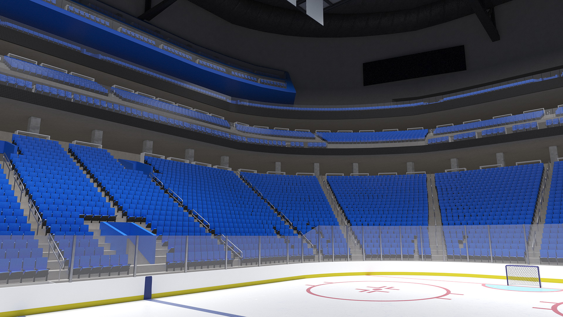 3D Ice Hockey Arena