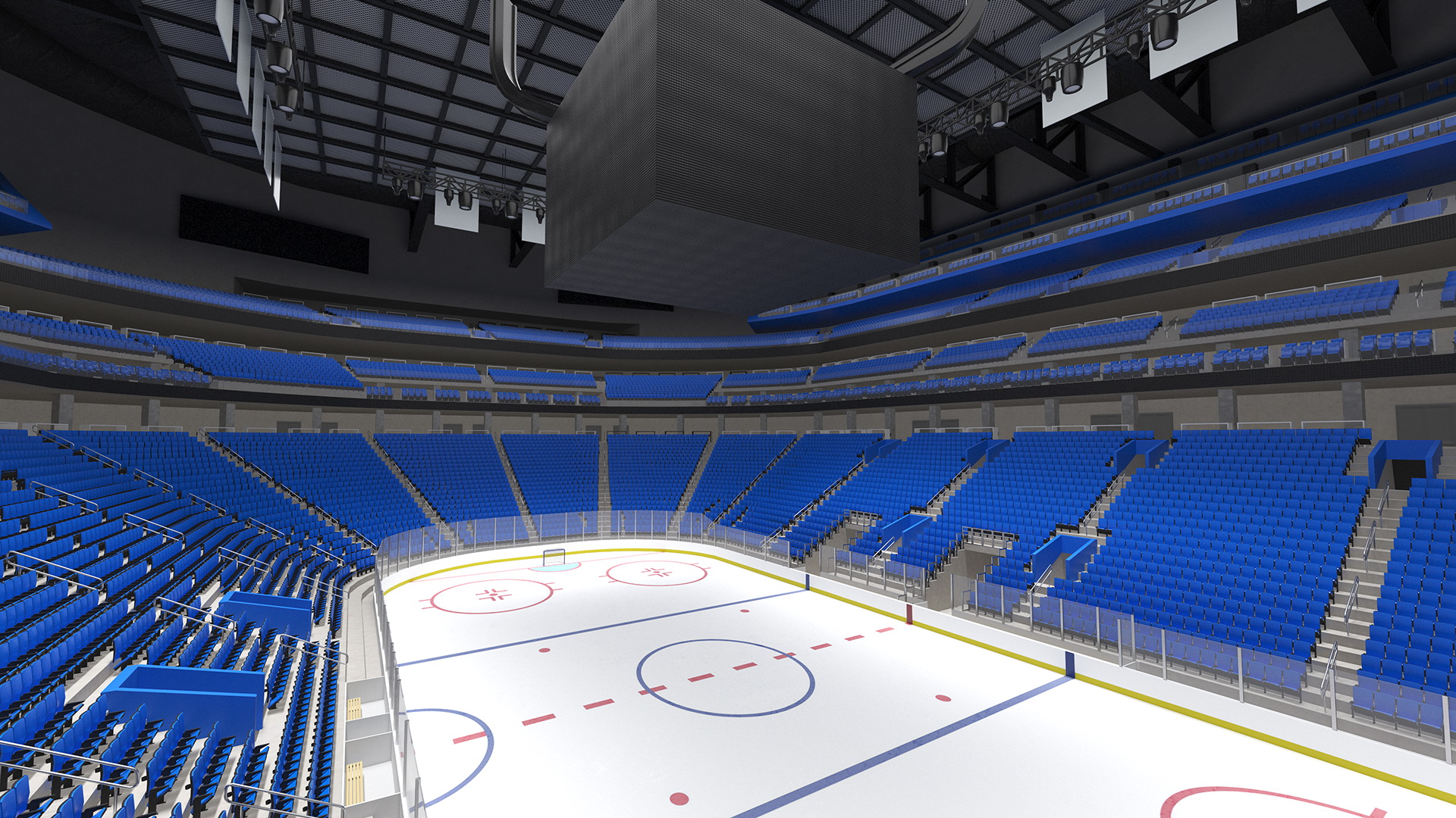 3D Ice Hockey Arena