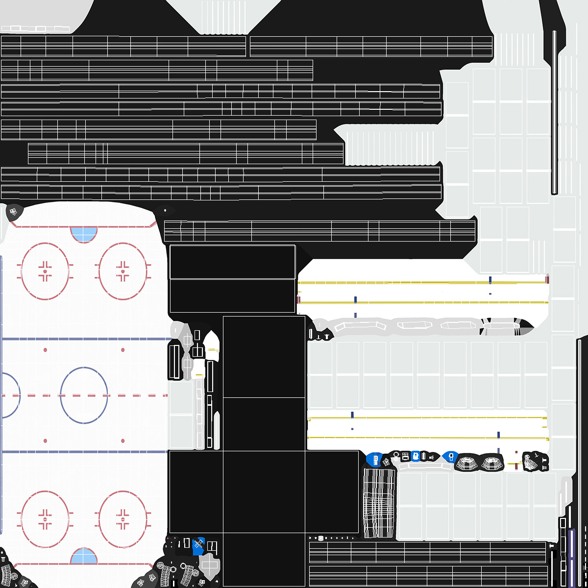 3D Ice Hockey Arena