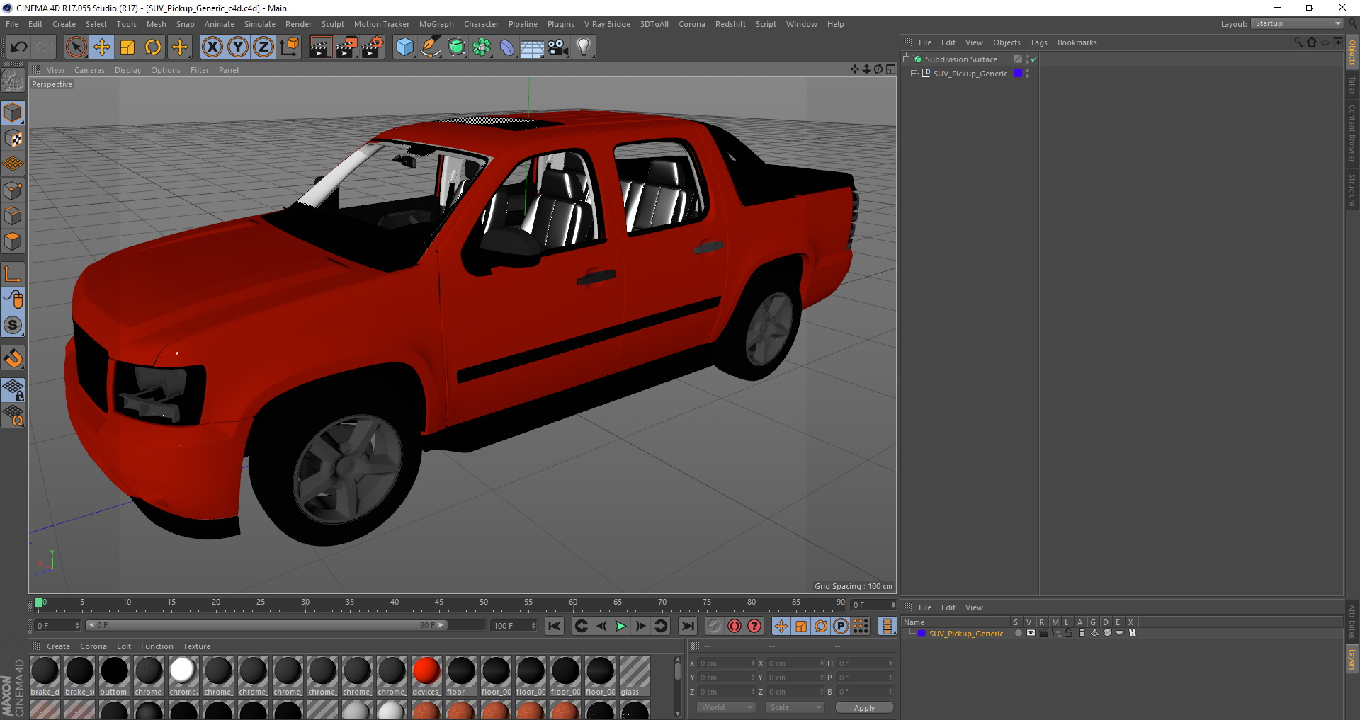 3D SUV Pickup Generic model