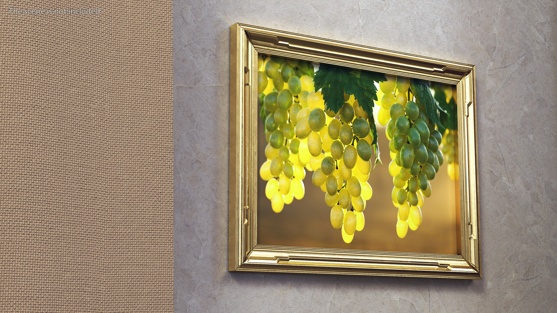 3D Gold Picture Frame model