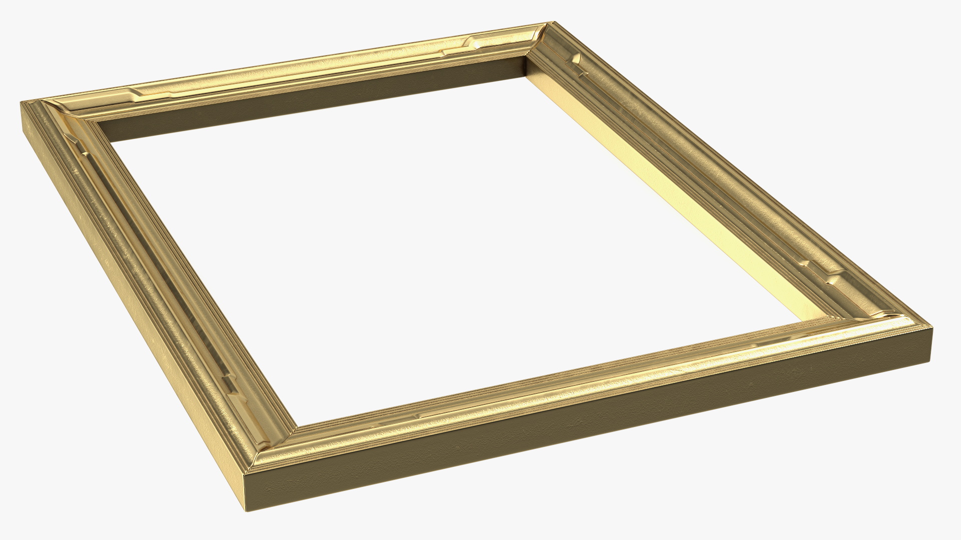 3D Gold Picture Frame model