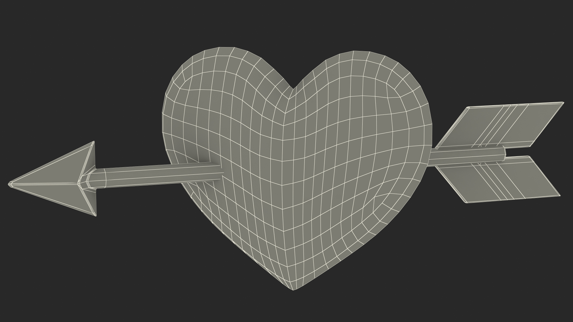 Heart with Arrow Emoji 3D