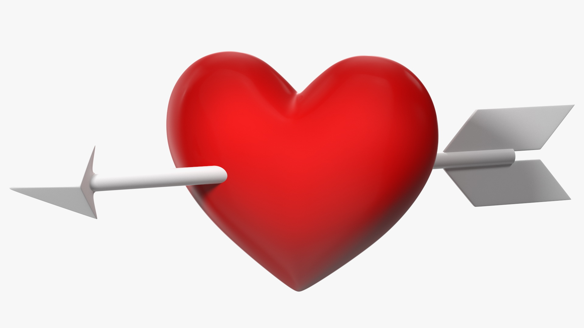 Heart with Arrow Emoji 3D