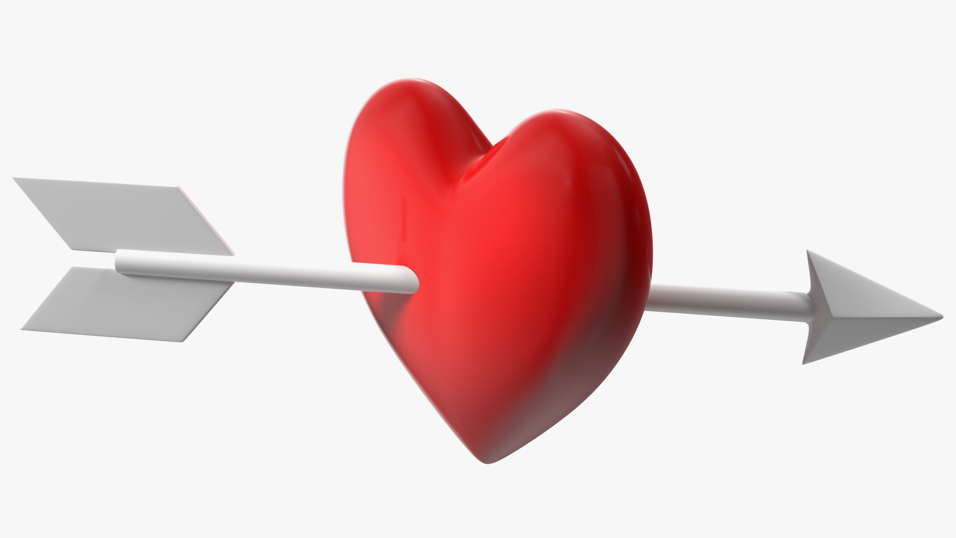 Heart with Arrow Emoji 3D