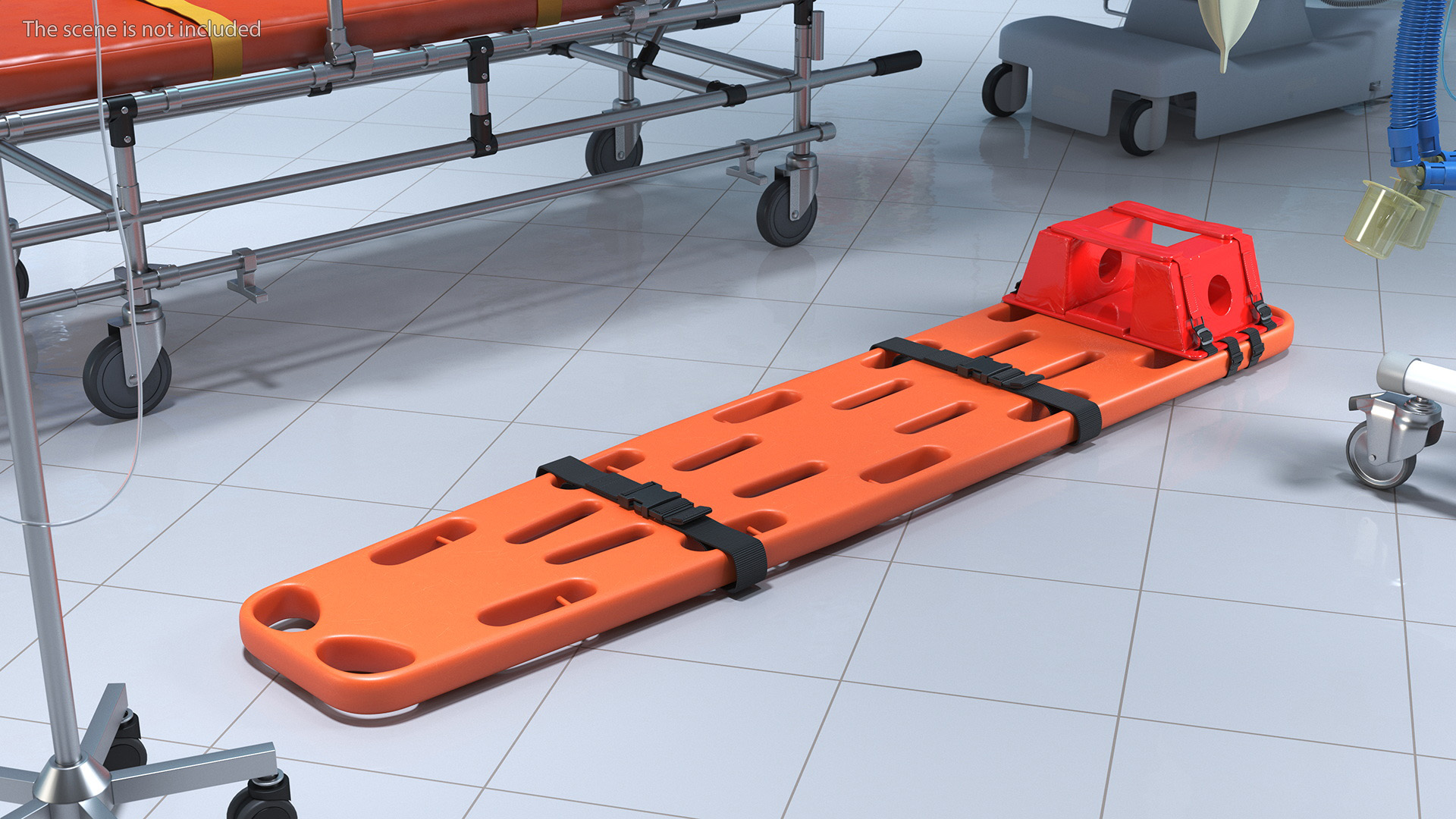 Spinal Board Stretcher 3D