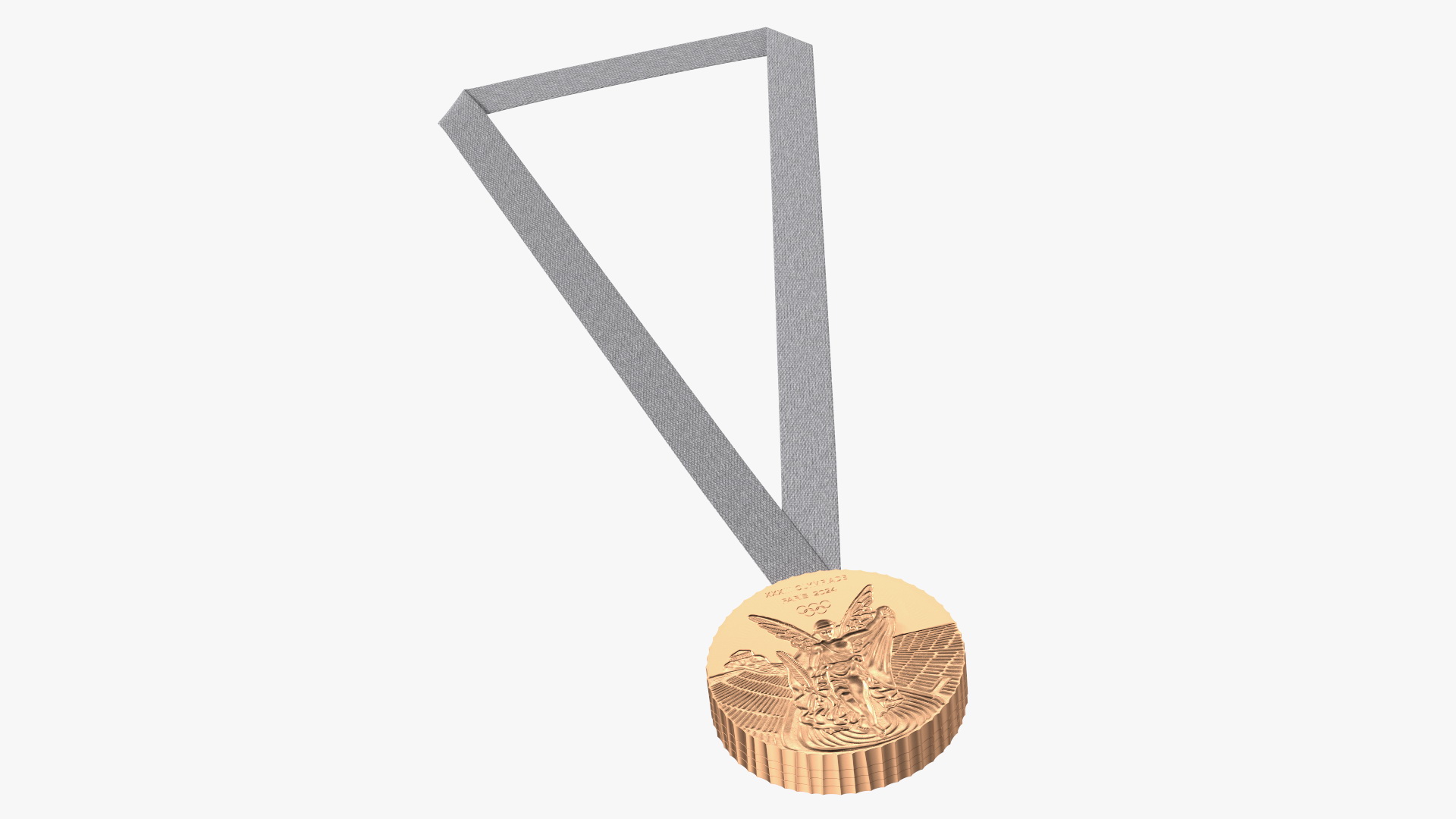 3D model Olympic Bronze Medal 2024