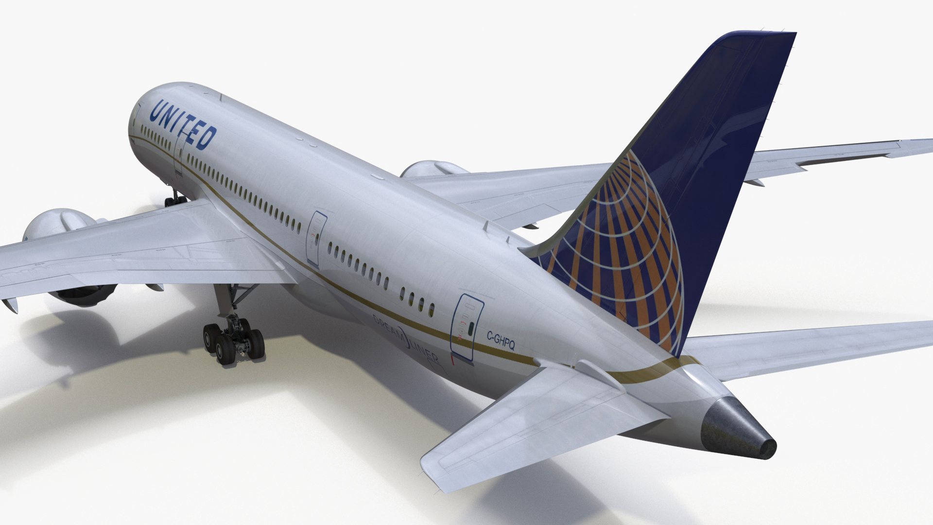 United Airlines Boeing 787-8 Dreamliner 3D model