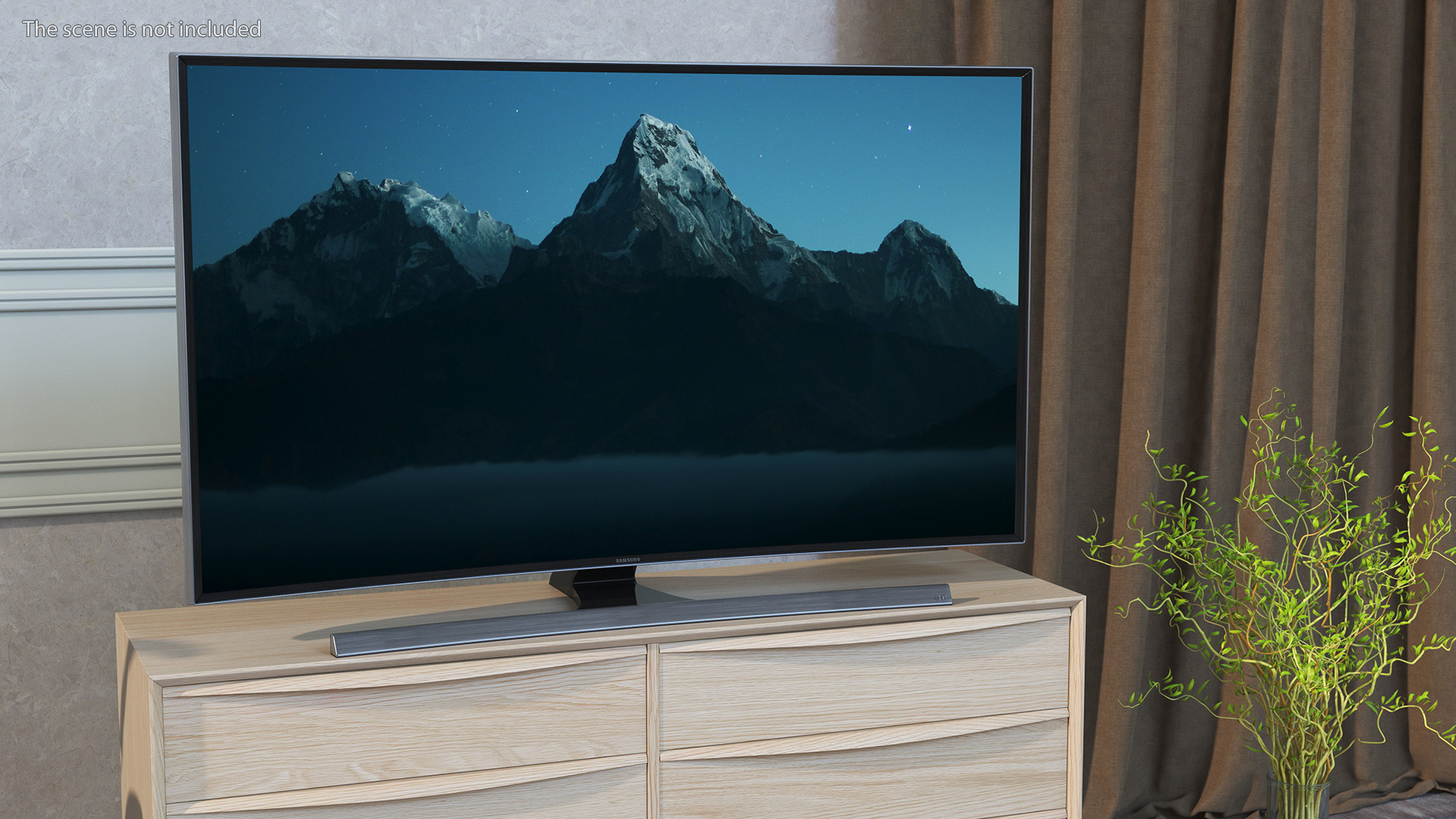 3D model Samsung LED Television Display