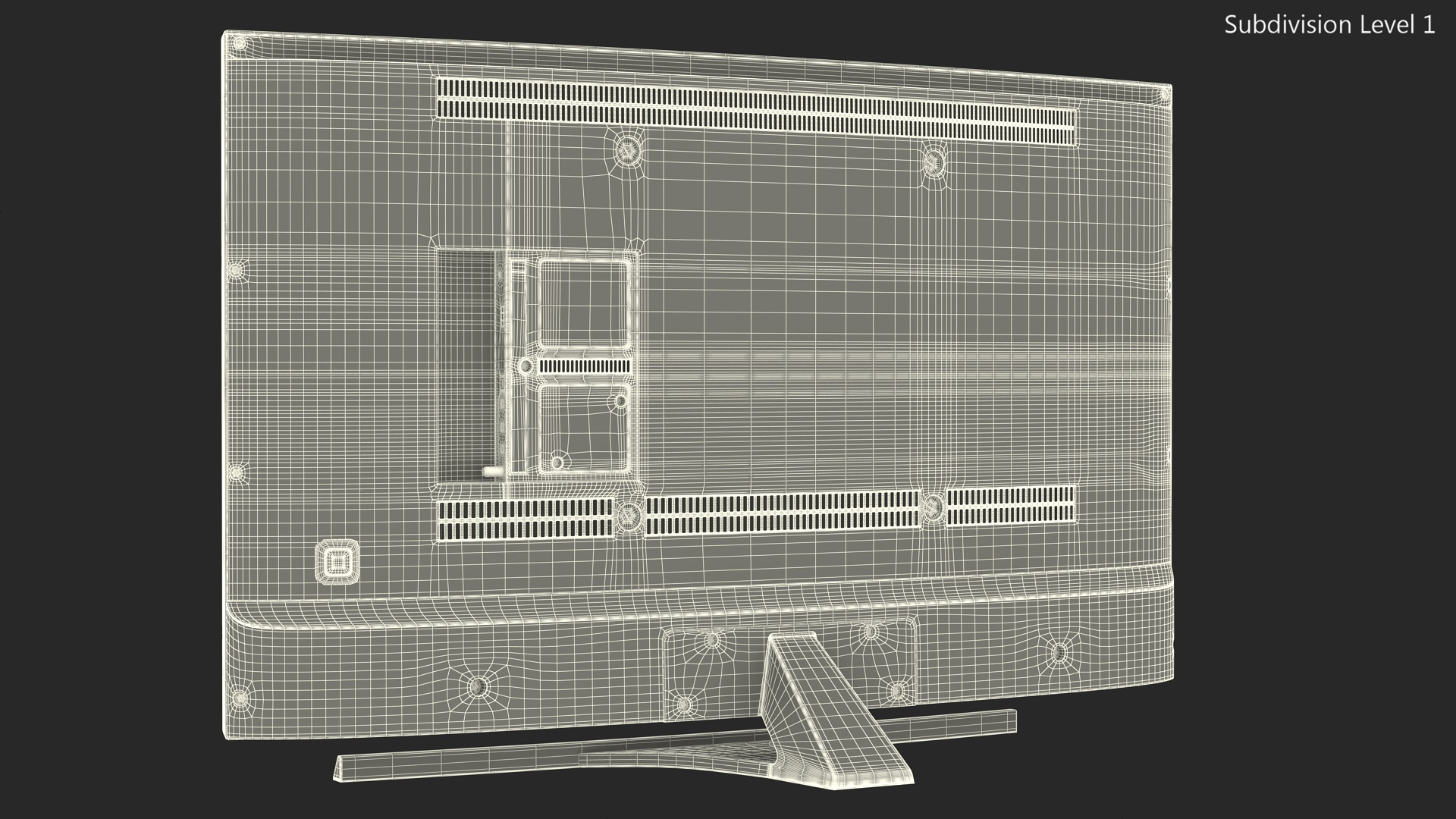 3D model Samsung LED Television Display