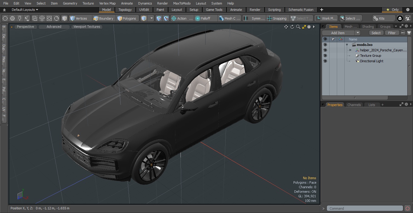 3D model 2024 Porsche Cayenne Turbo E-Hybrid Gray