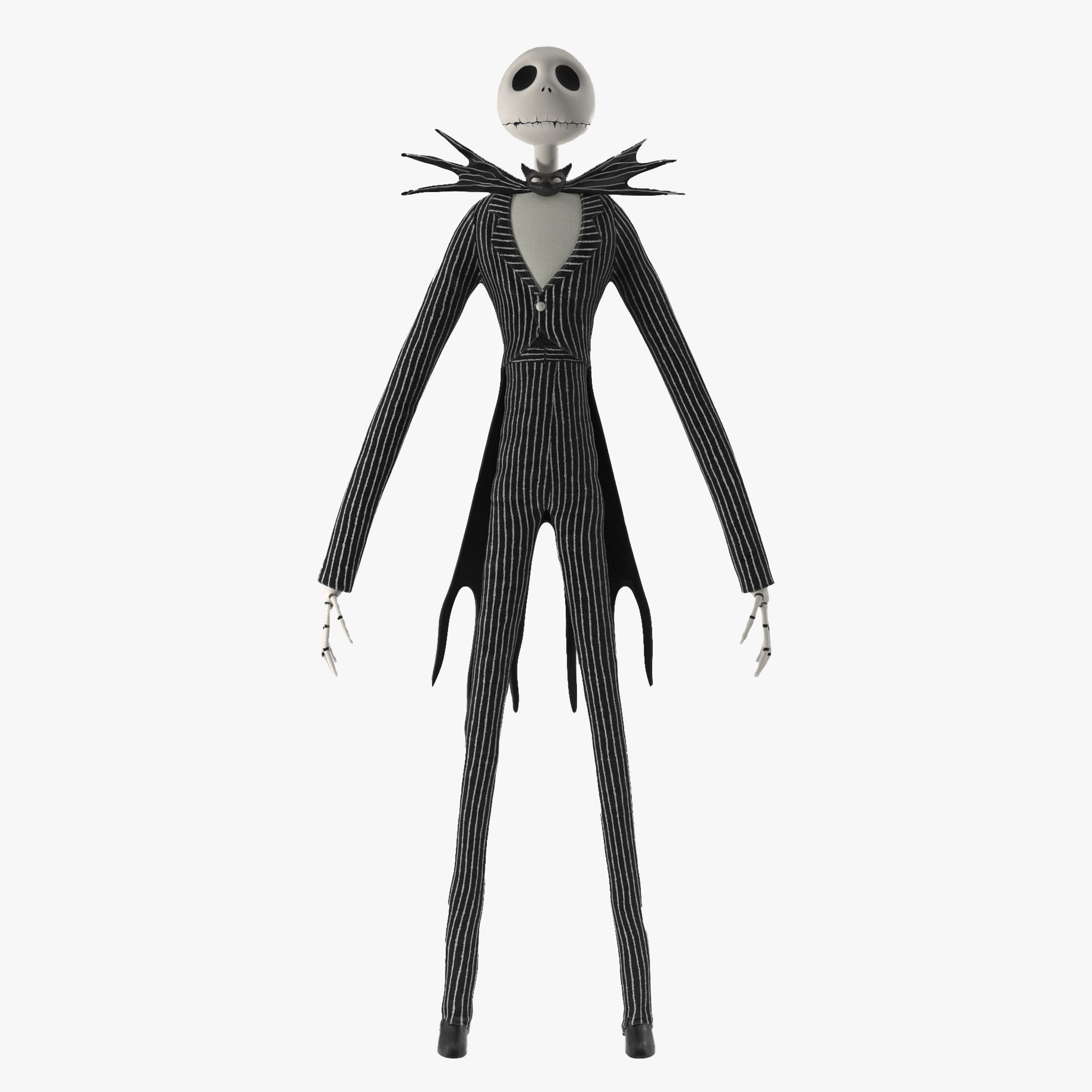 Jack Skellington Character Rigged for Cinema 4D 3D