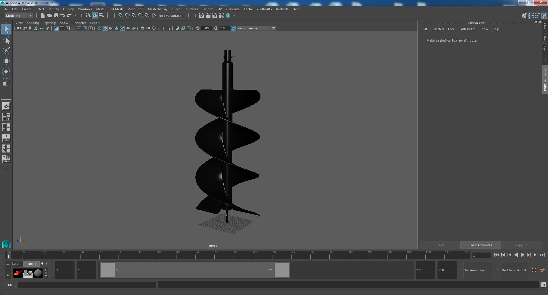 300mm Earth Drill Bits 3D