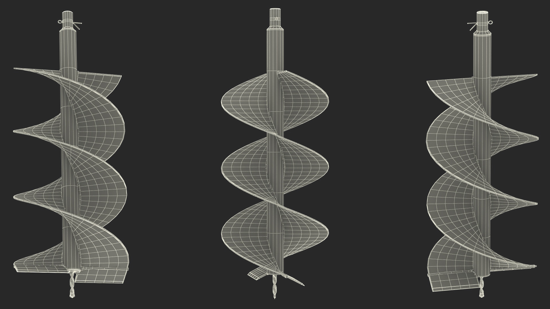 300mm Earth Drill Bits 3D