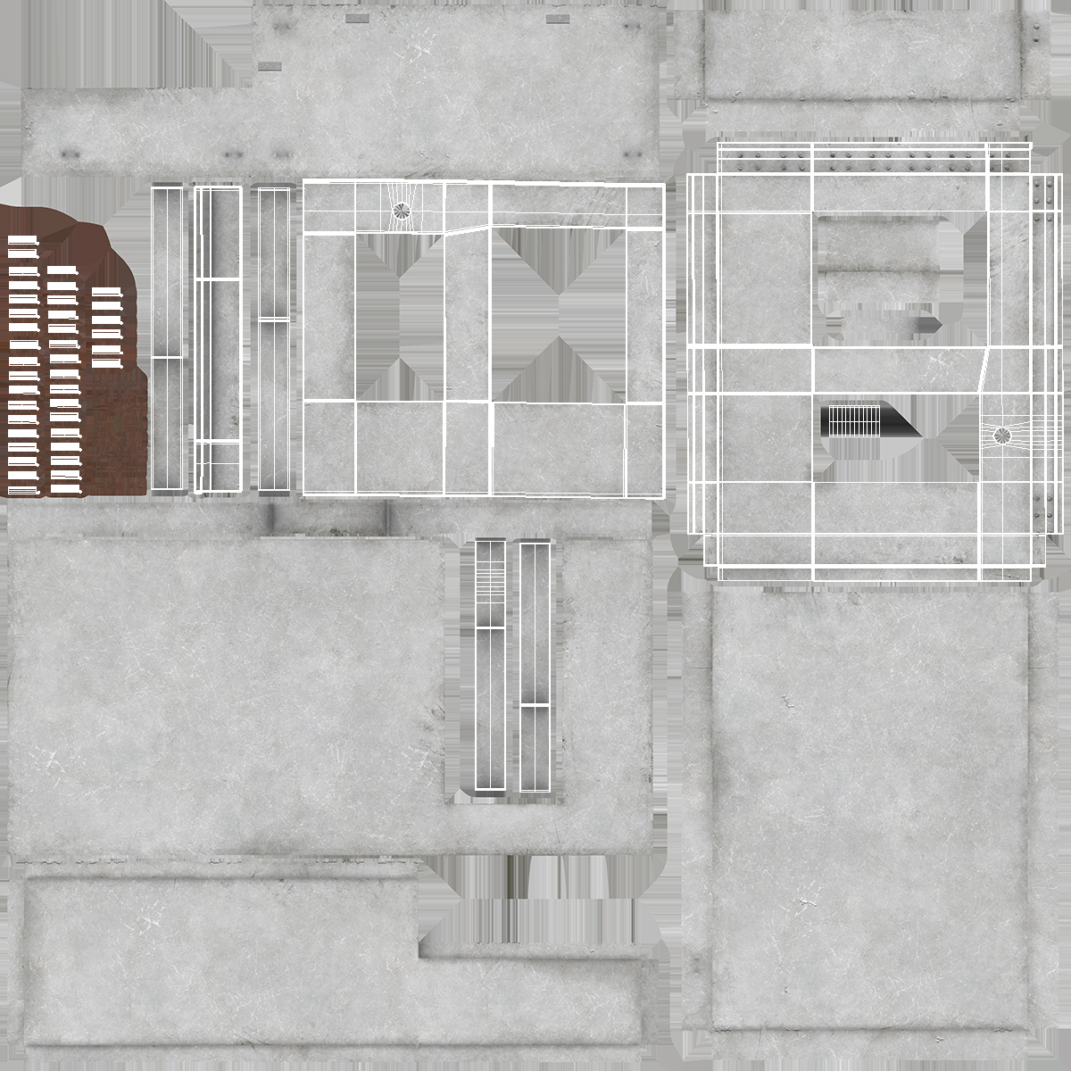 3D Precast Wall Panel model