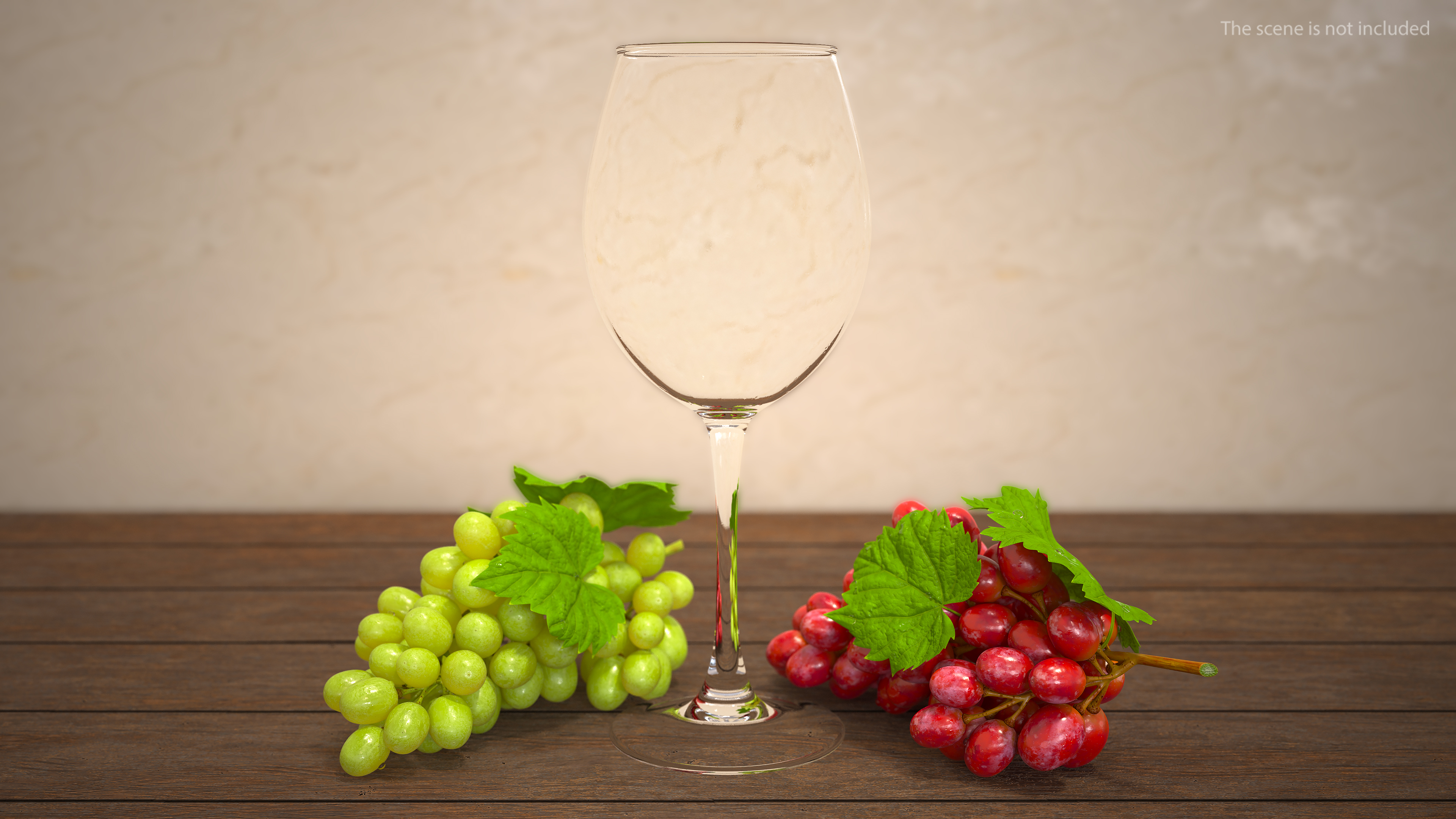 Bordeaux Wine Glass 3D model