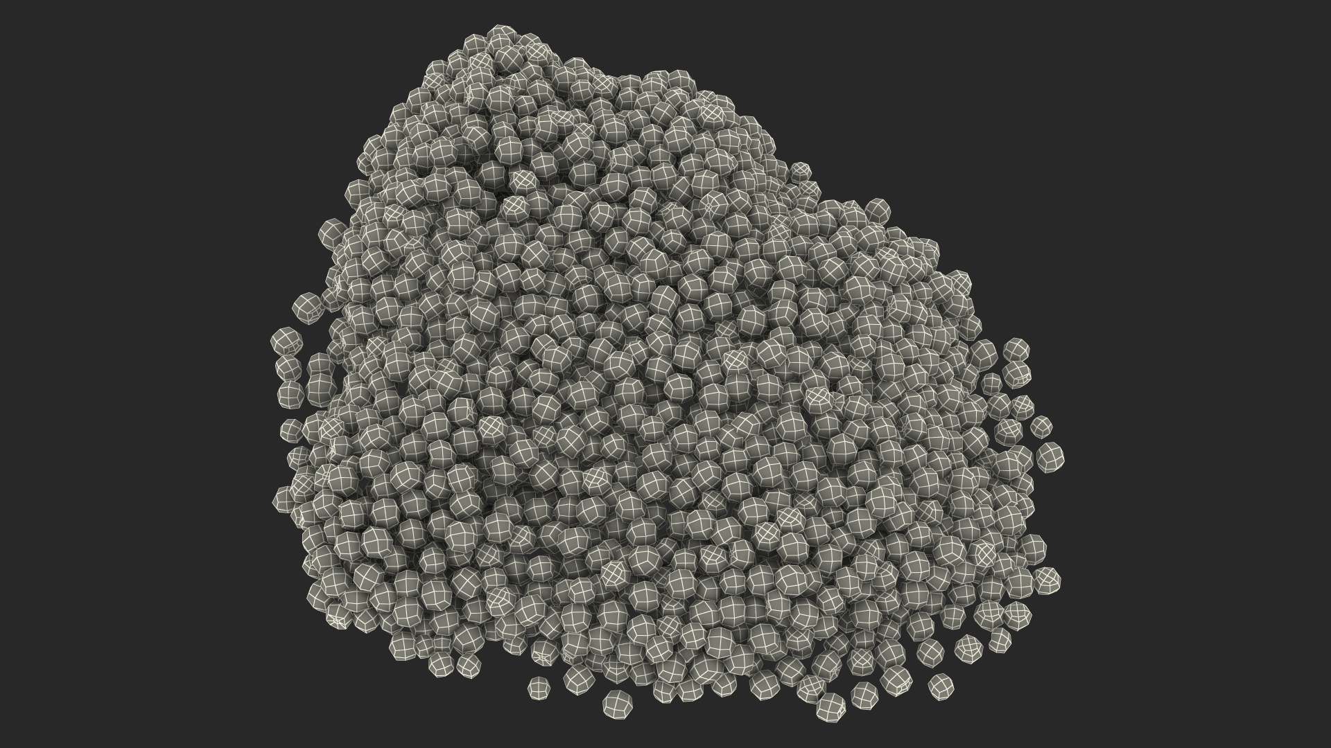 3D model Red Caviar Pile