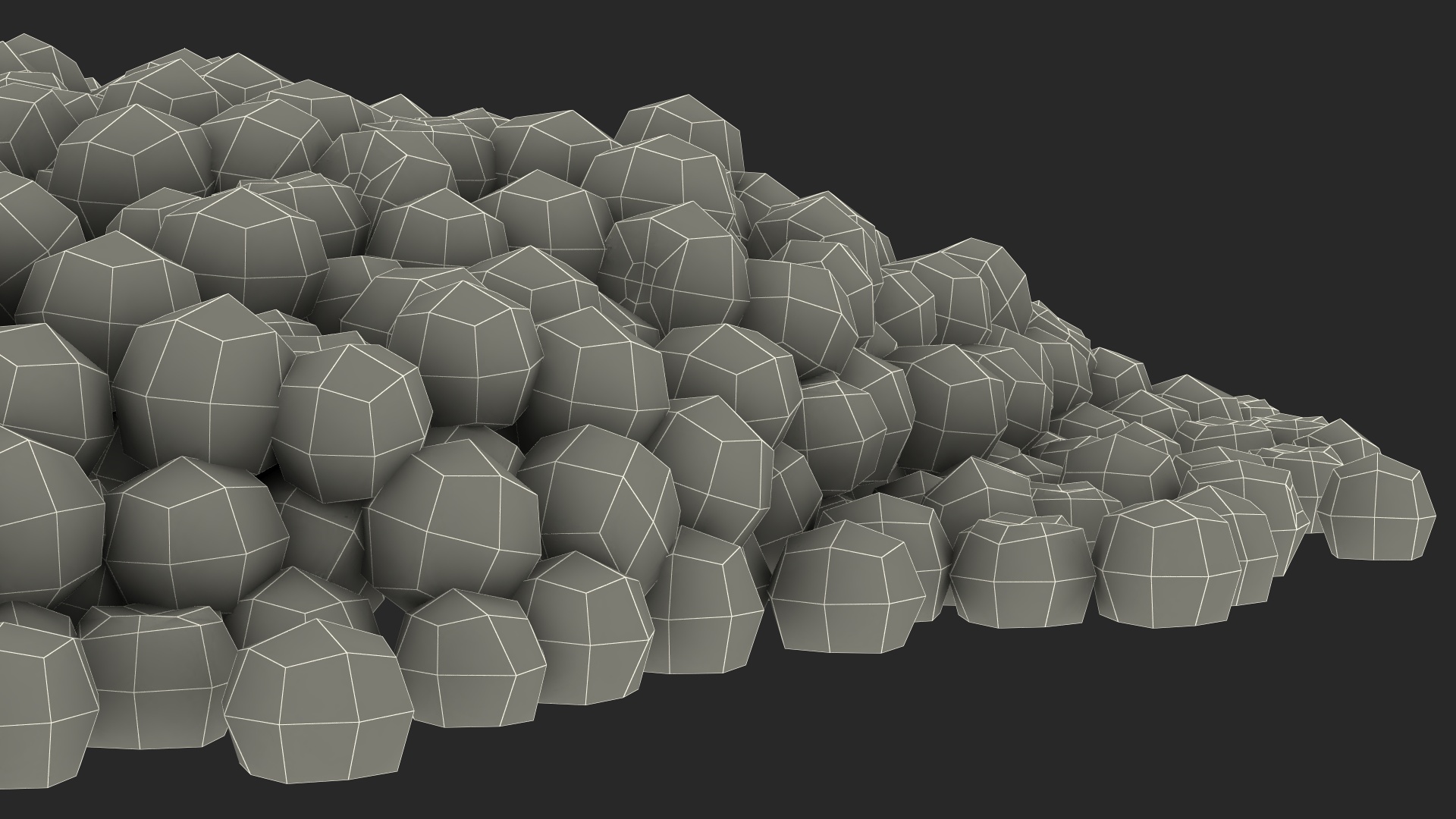 3D model Red Caviar Pile