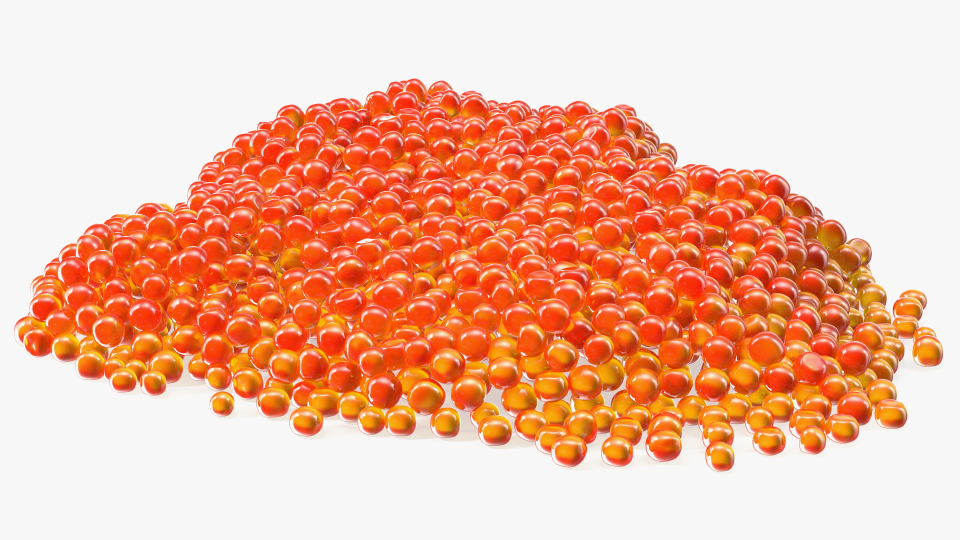 3D model Red Caviar Pile