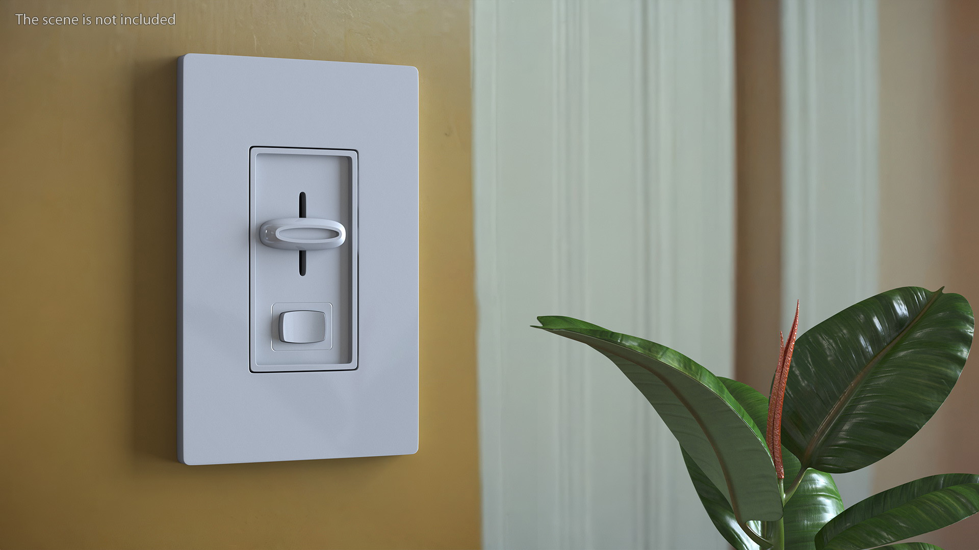 3D model European Standard Light Switch