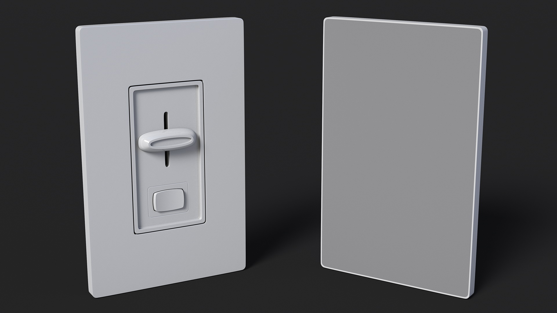 3D model European Standard Light Switch