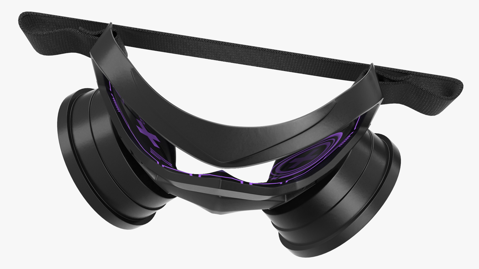 3D model Cyberpunk Neon Gas Mask Purple