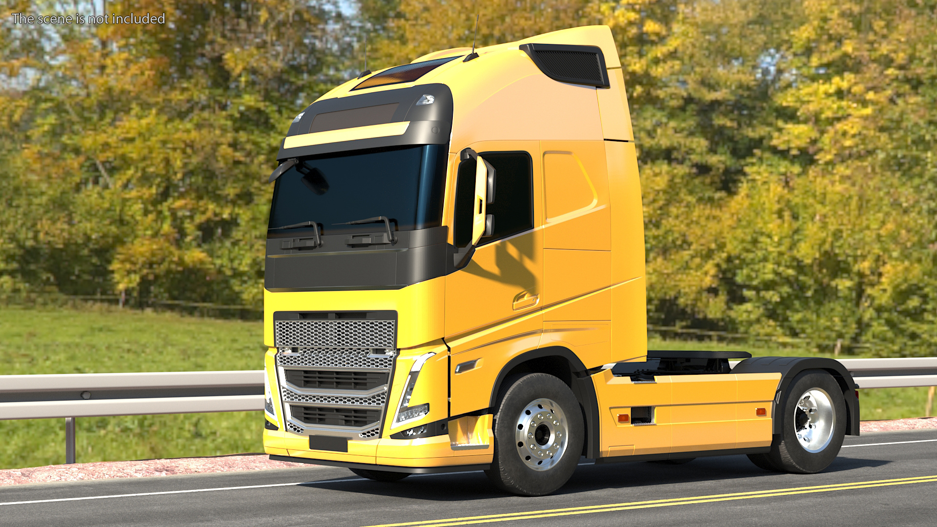 3D Cabover 4x2 Truck Exterior Only