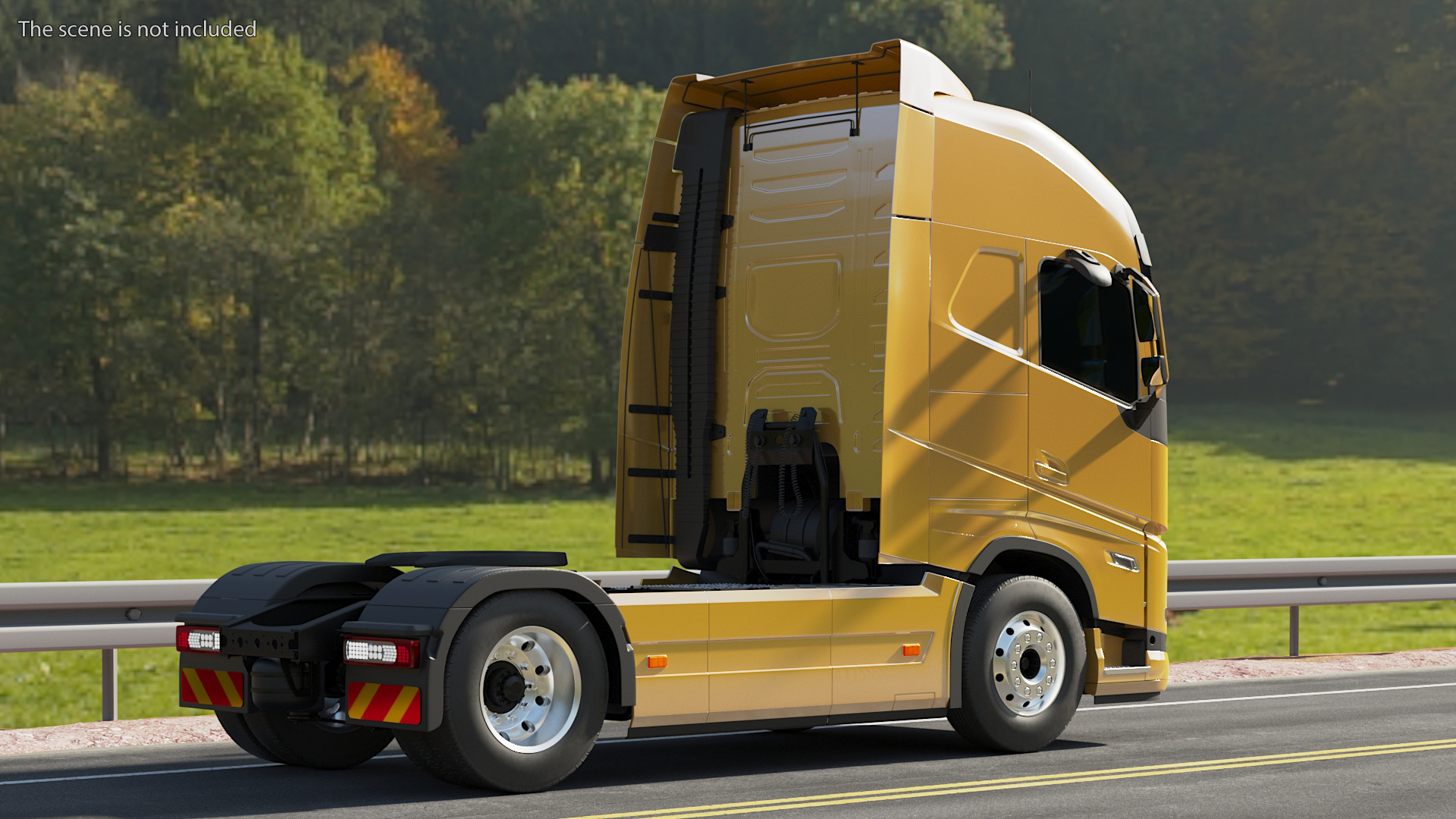 3D Cabover 4x2 Truck Exterior Only